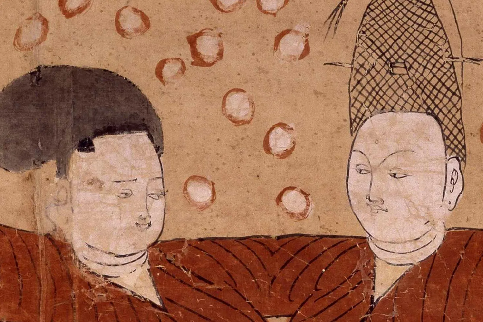 唐代《伏羲女娲图》局部 (4)