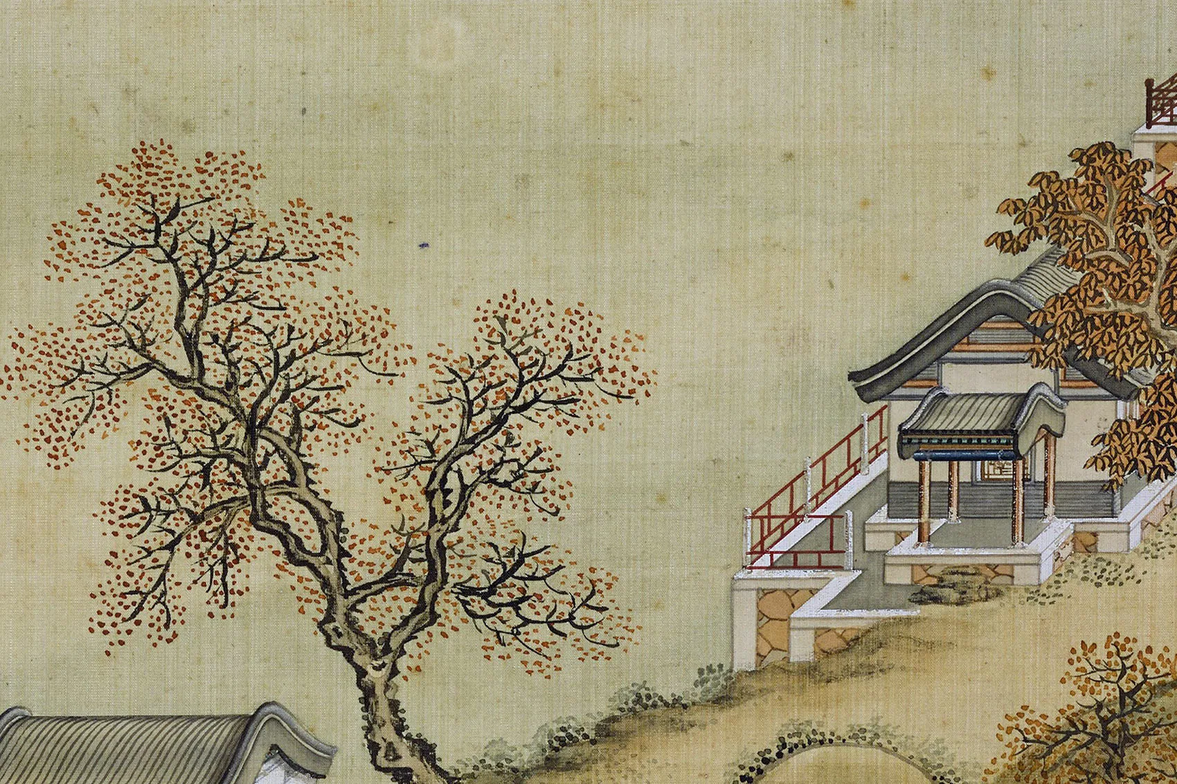 圆明园四十景图《涵虚朗鉴》超高清局部图 (2)