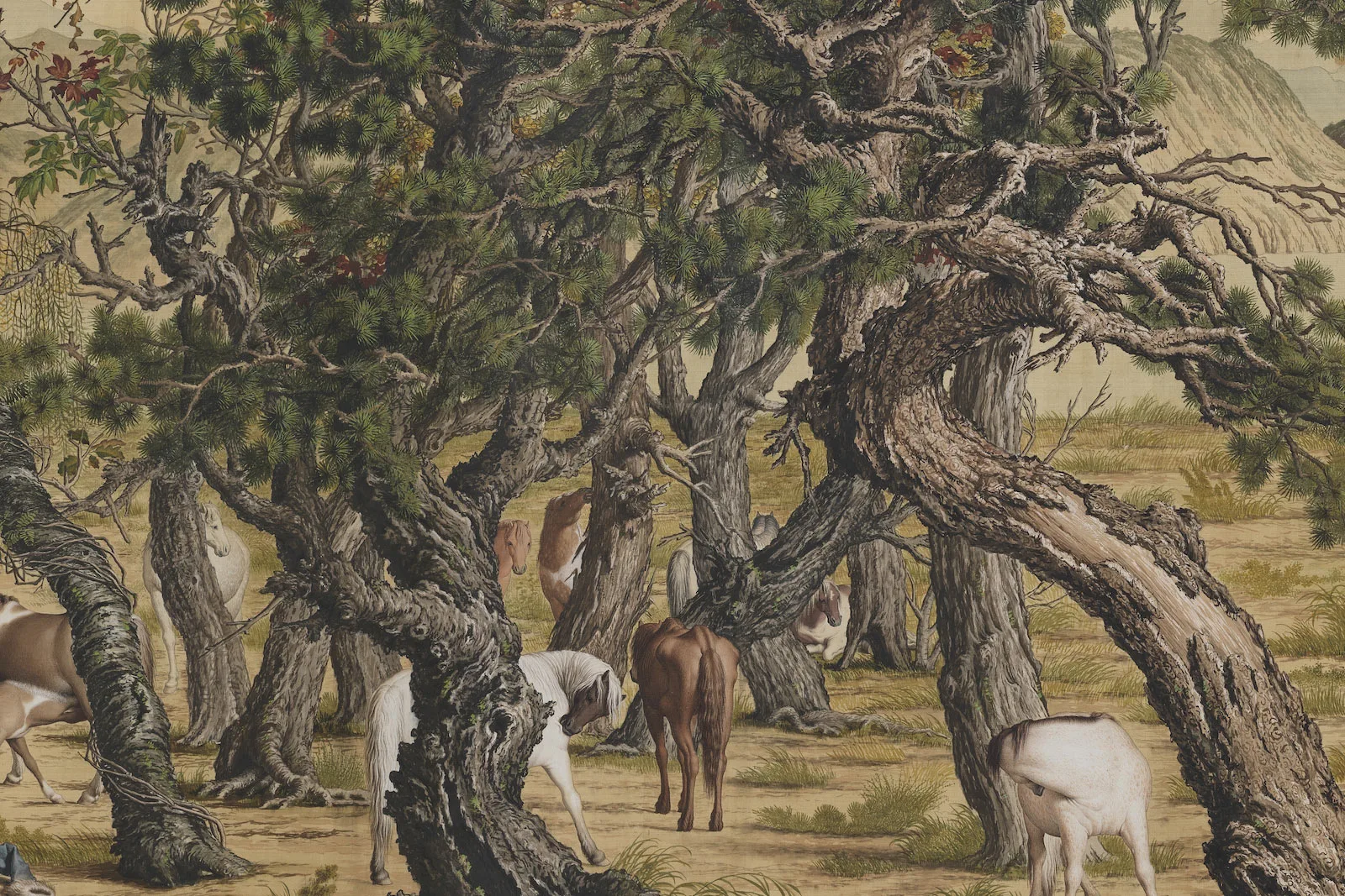 清郎世宁《百骏图》局部 (5)