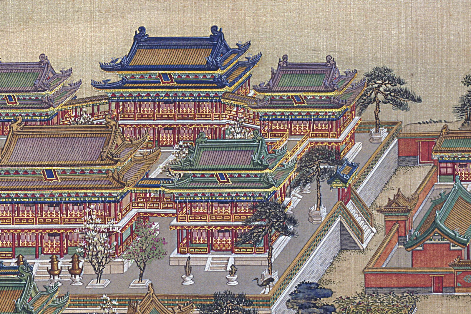 唐岱、沈源《方壶胜境》局部 (2)