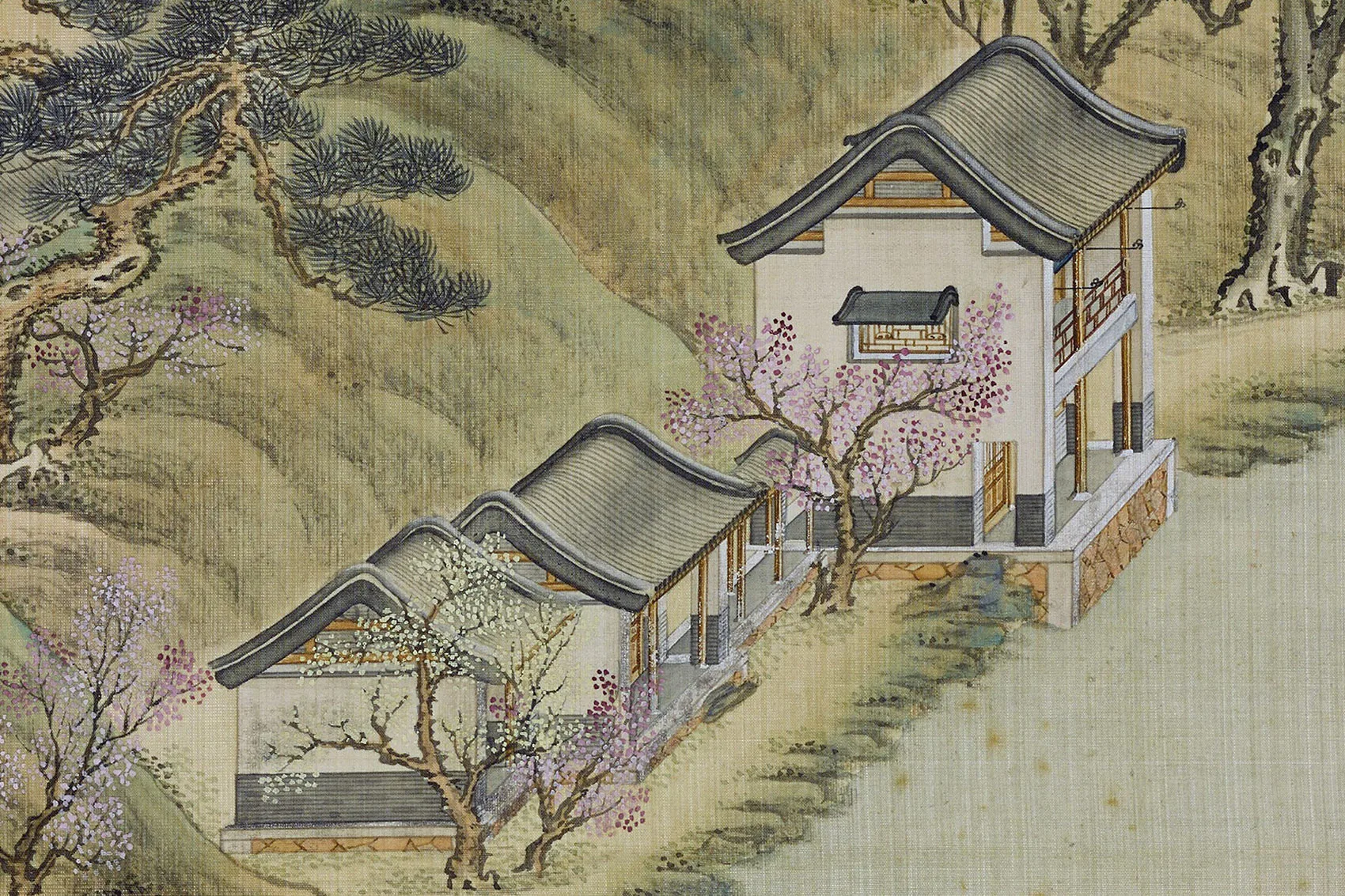 圆明园四十景图《廓然大公》超高清大图局部 (3)