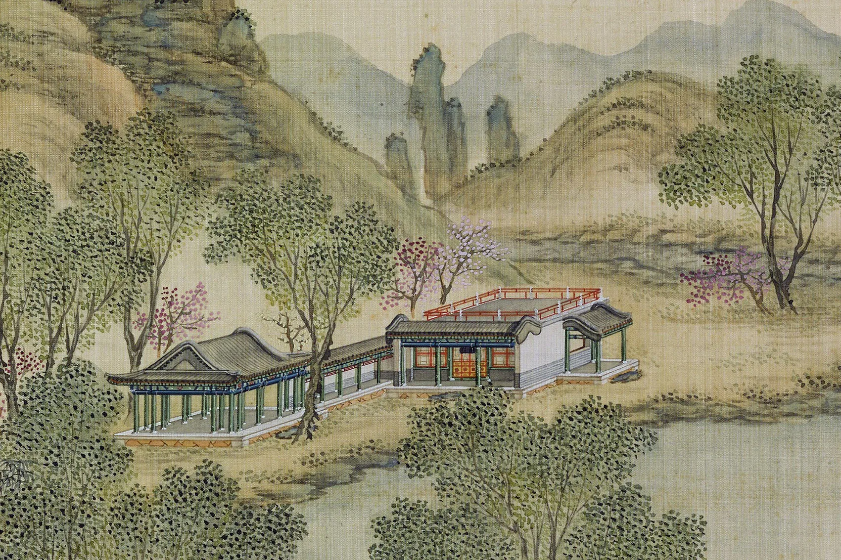 圆明园四十景图《廓然大公》超高清大图局部 (4)