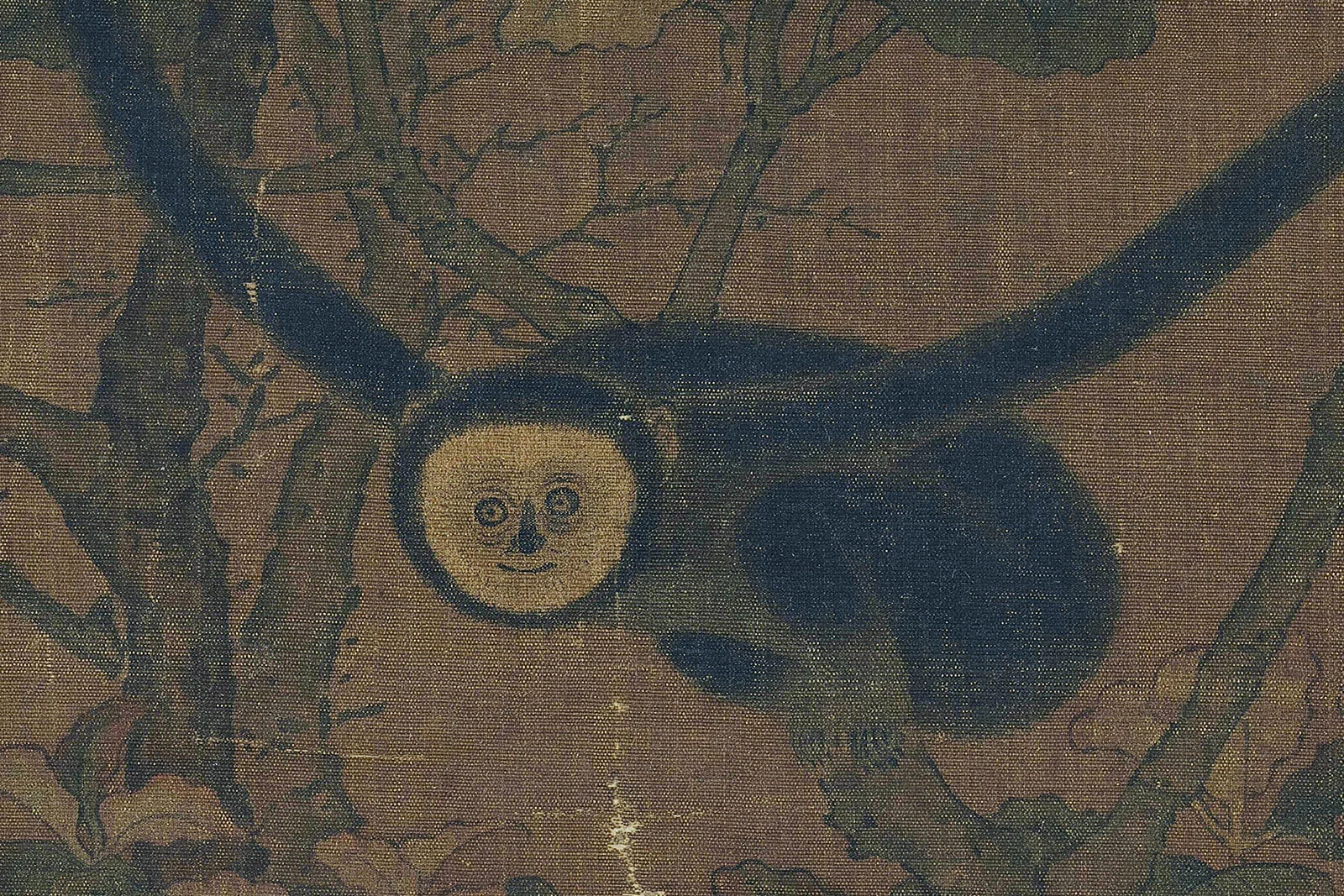 传韩干《猿马图》高清大图局部 (7)