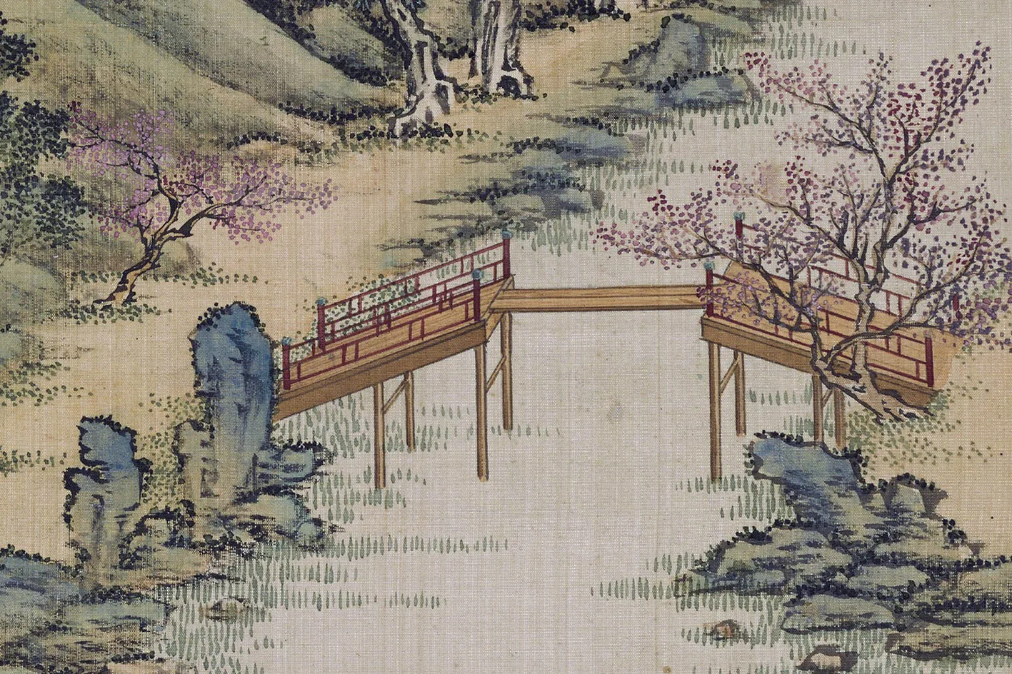 圆明园四十景图《茹古涵今》高清大图局部 (2)