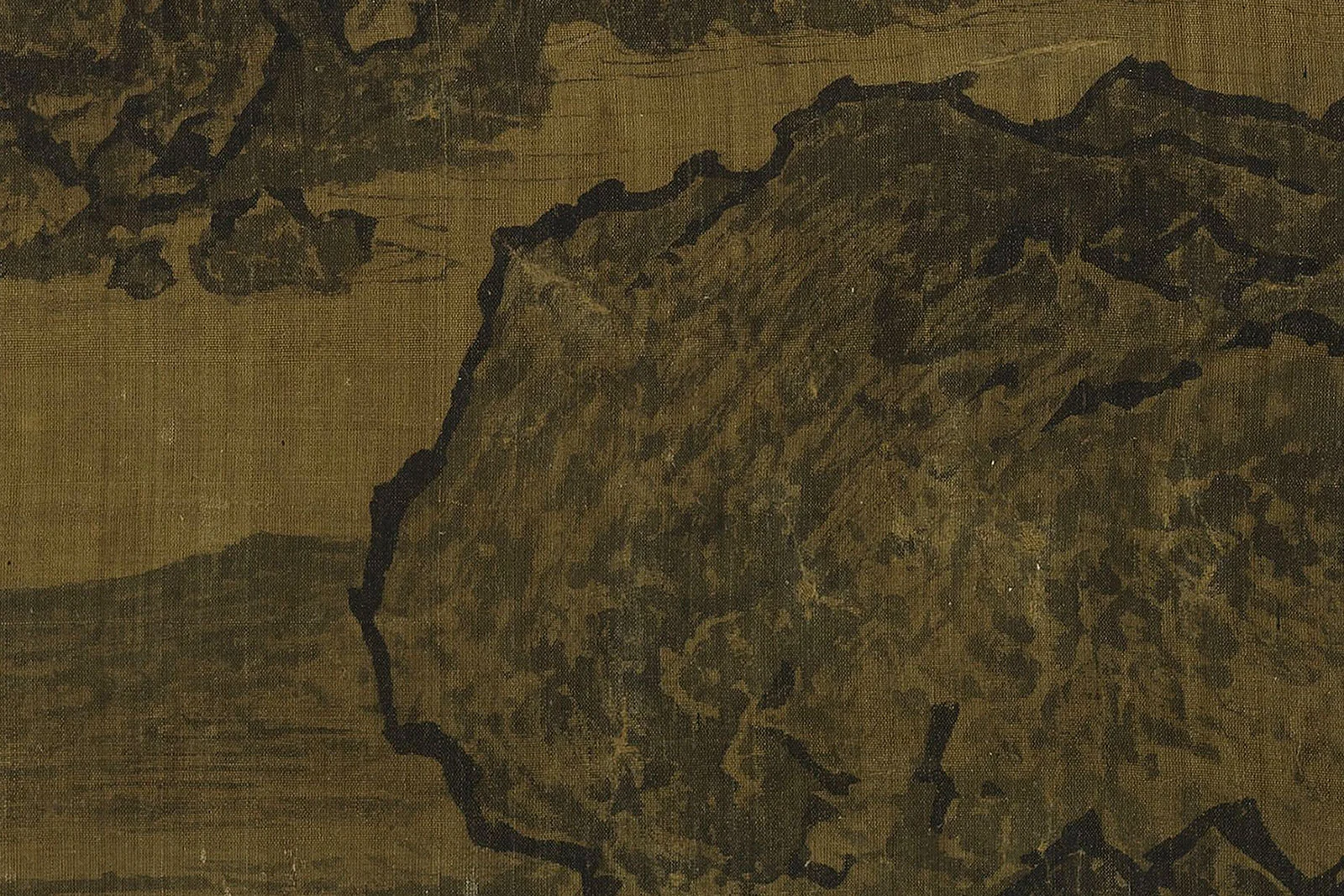 范宽《溪山行旅图》高清大图局部 (5)