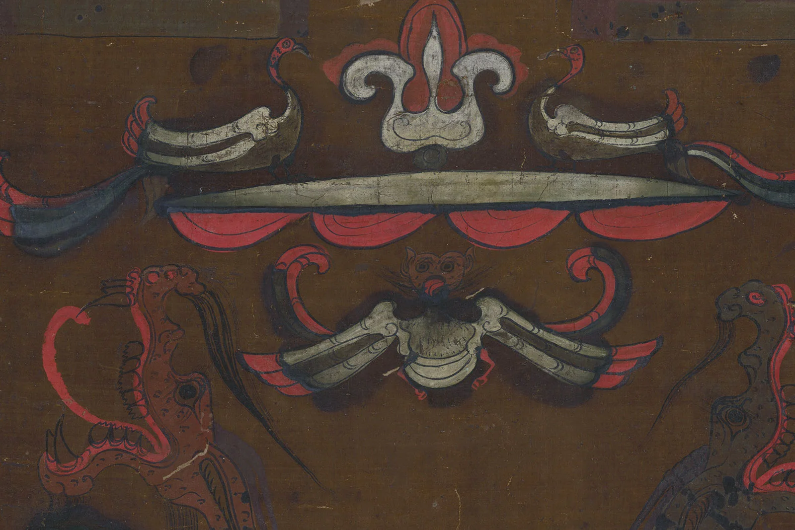 马王堆1号汉墓“T”形帛画高清大图局部 (9)