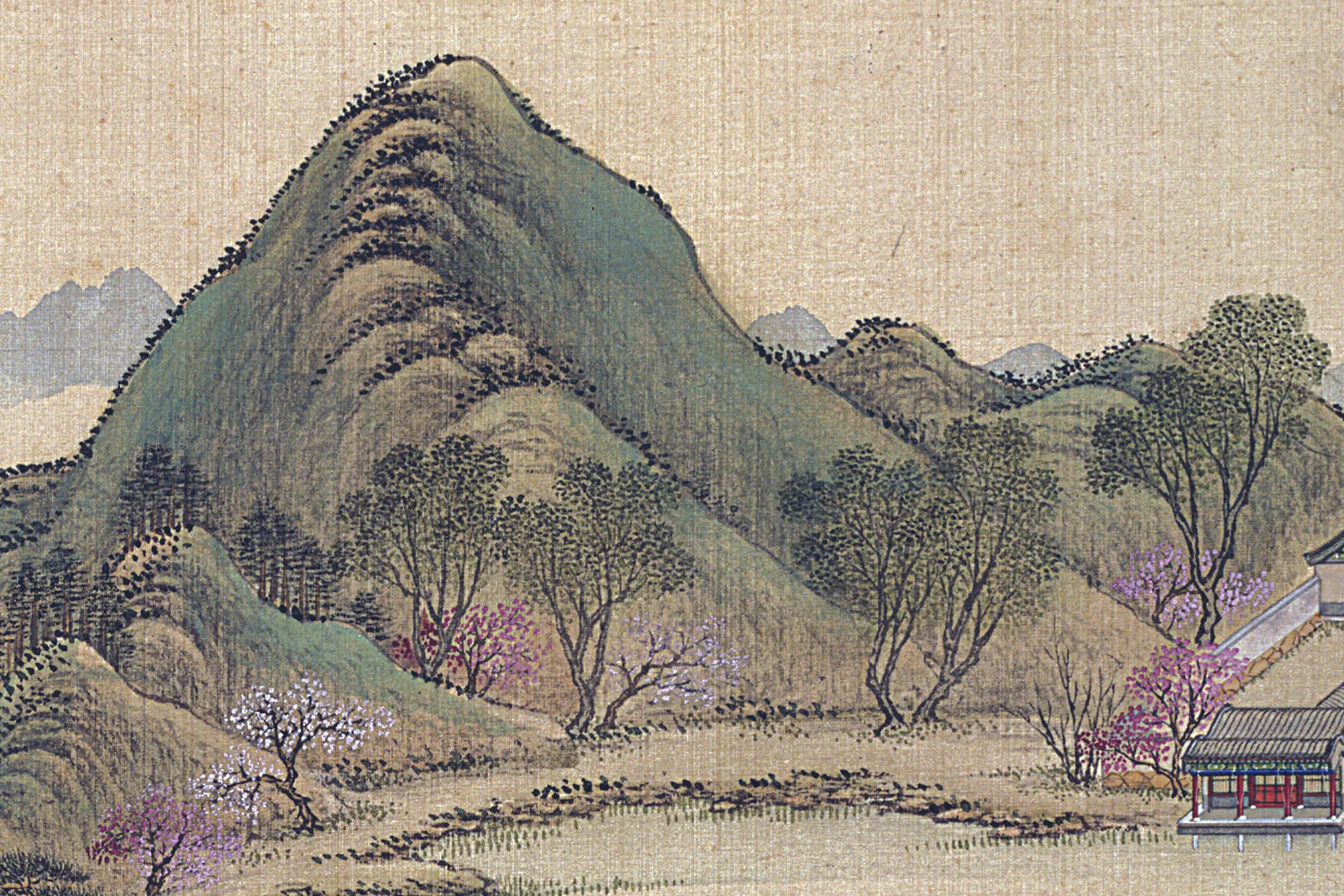 唐岱、沈源《方壶胜境》局部 (4)