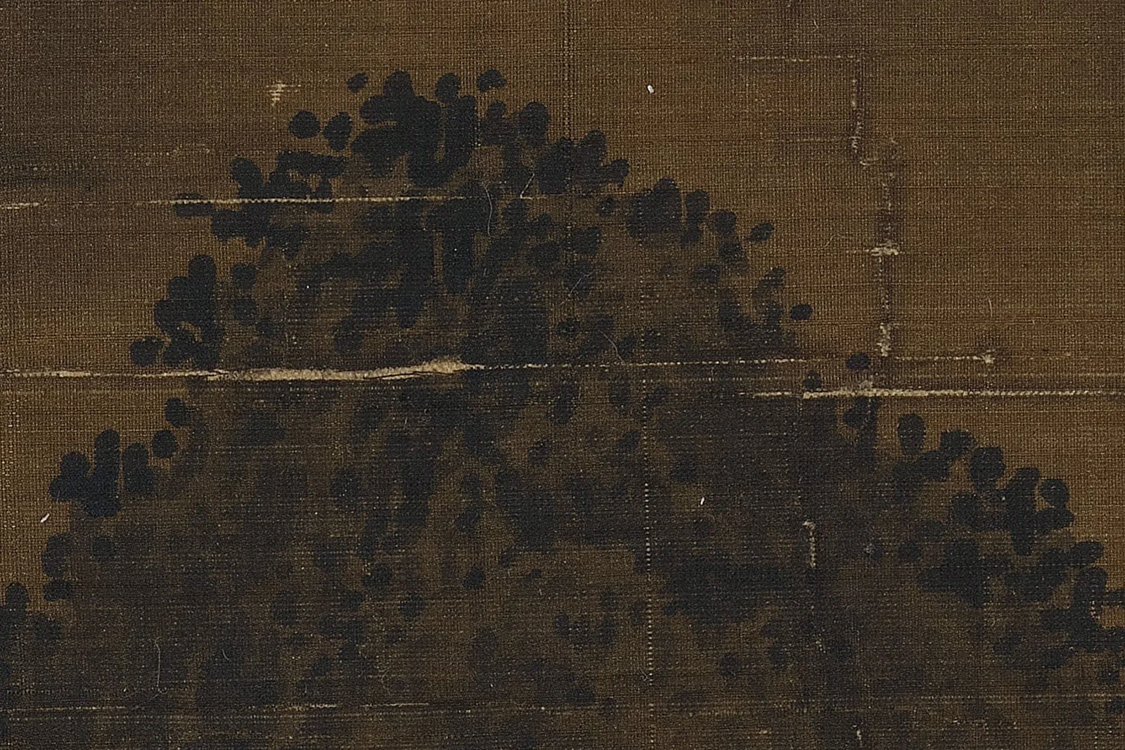 传李唐《烟岚萧寺图》超高清大图局部 (11)