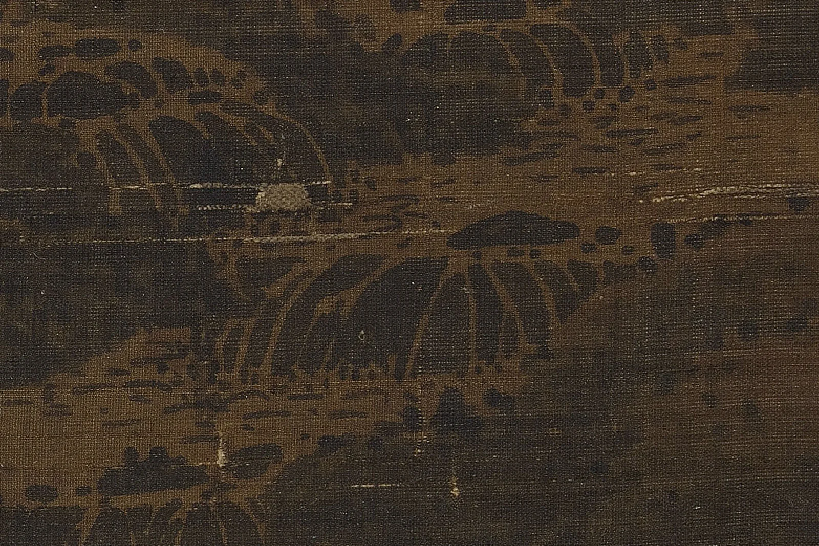 传李唐《烟岚萧寺图》超高清大图局部 (8)