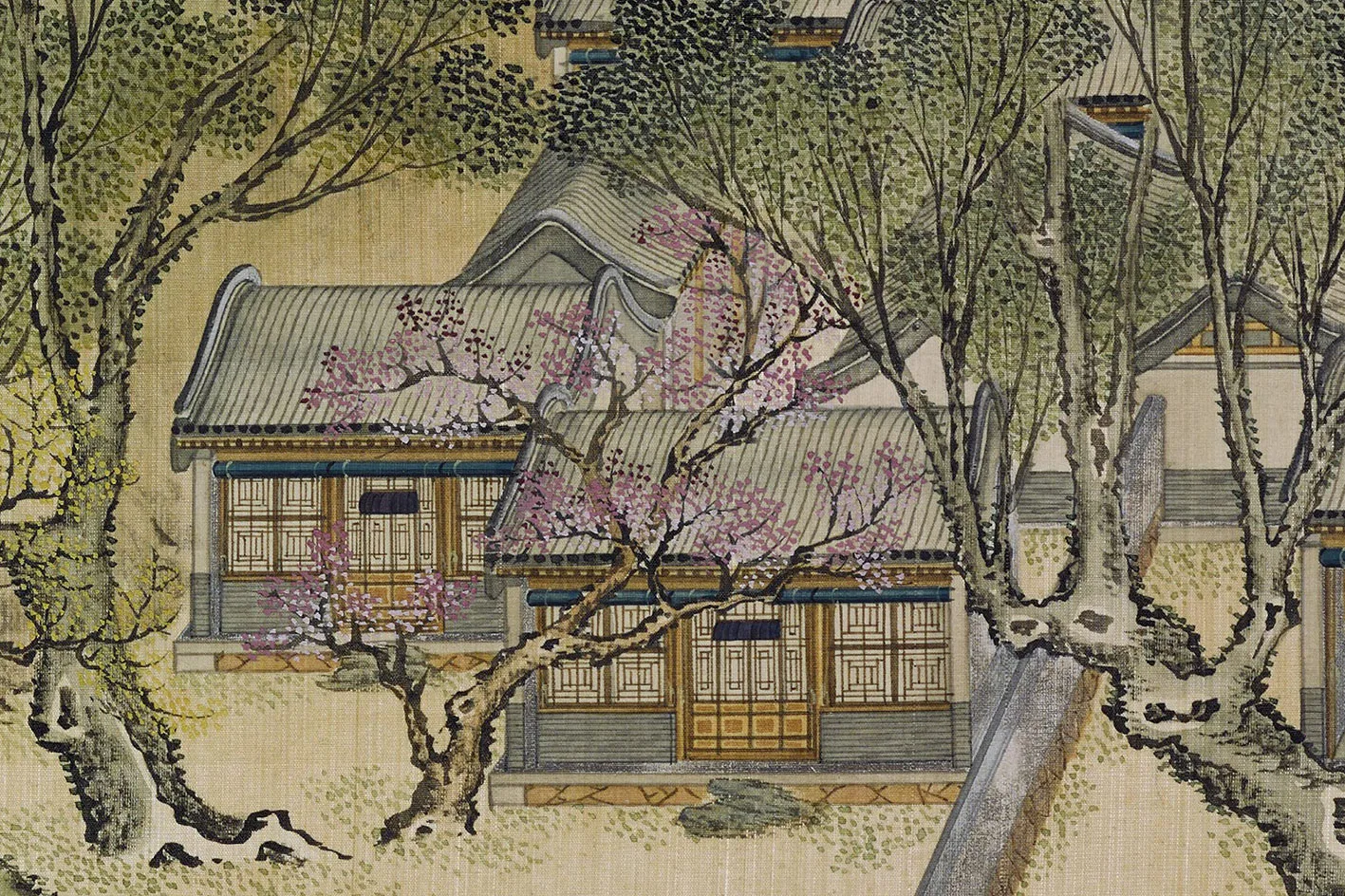 圆明园四十景图《山高水长》高清大图局部 (2)