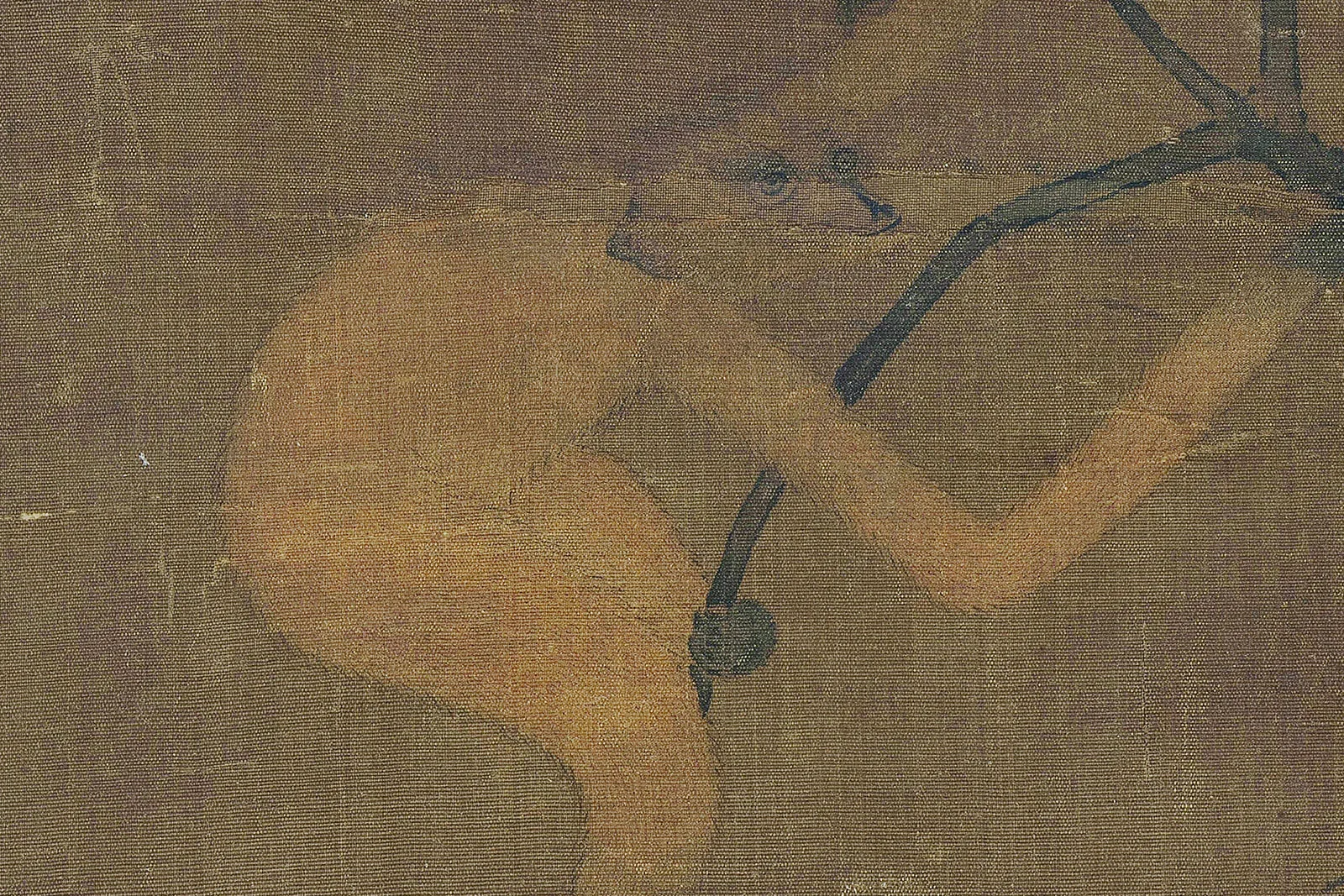 传韩干《猿马图》高清大图局部 (6)