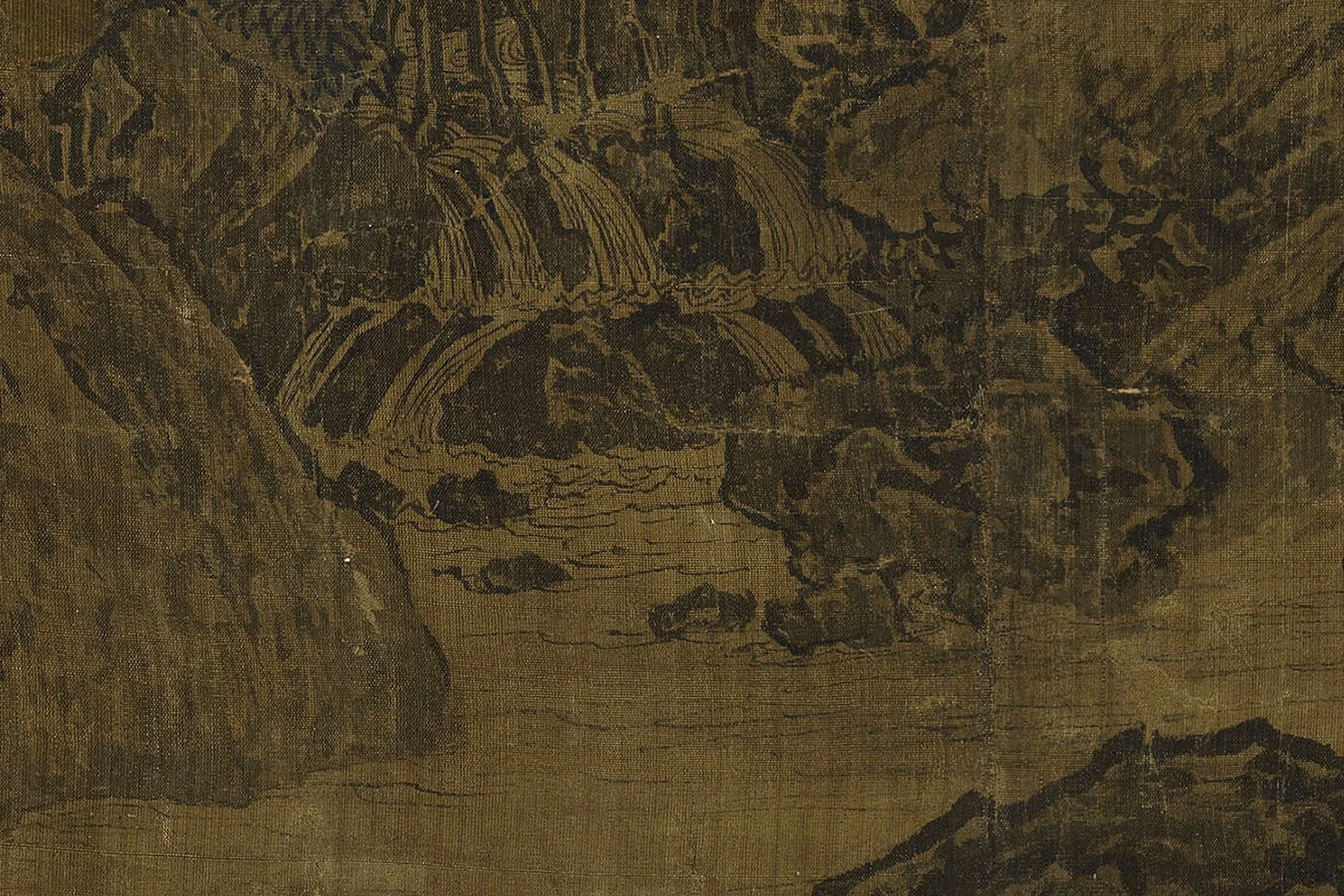 范宽《溪山行旅图》高清大图局部 (2)