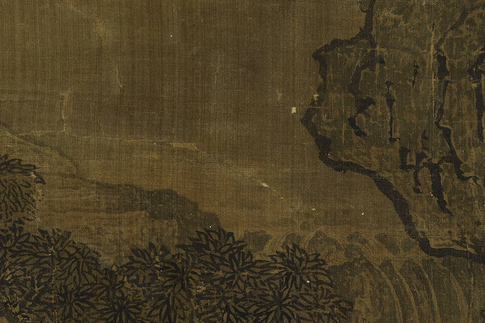 范宽《溪山行旅图》高清大图局部 (8)