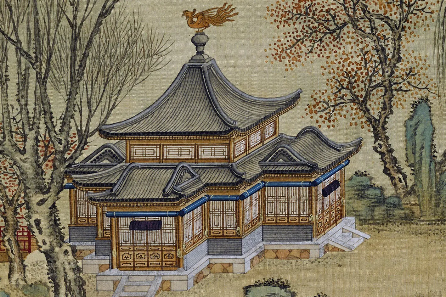 圆明园四十景图《万方安和》高清大图局部 (3)