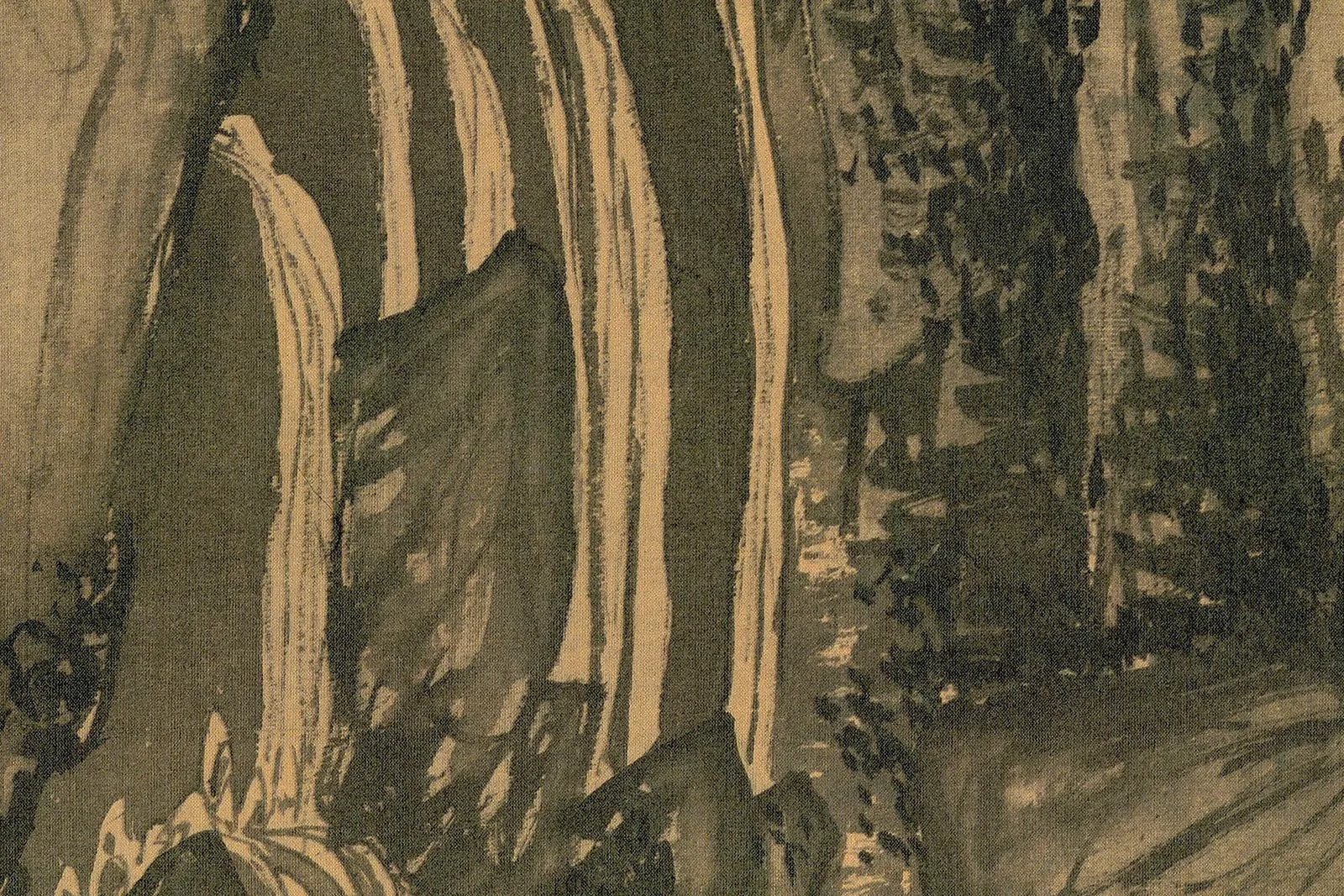 唐寅《画山路松声图》高清大图局部 (2)