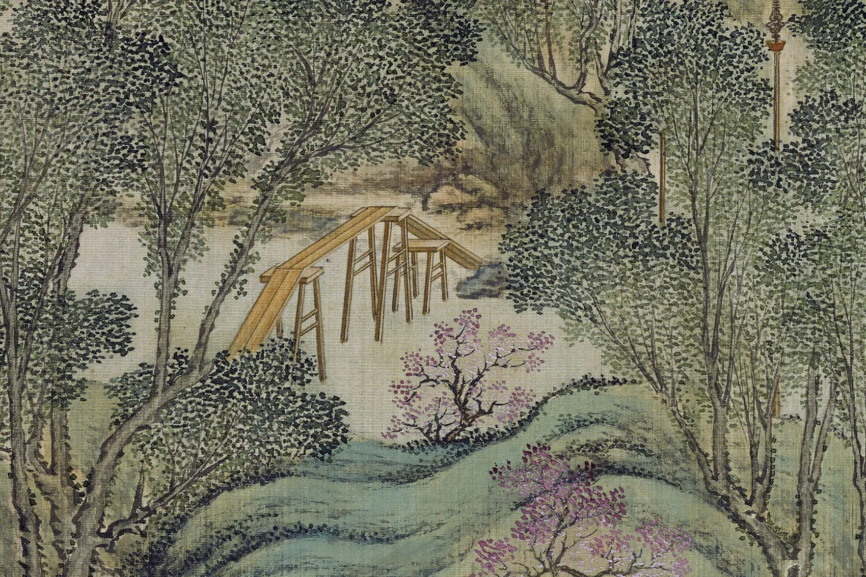 圆明园四十景图《四宜书屋》高清大图局部 (2)