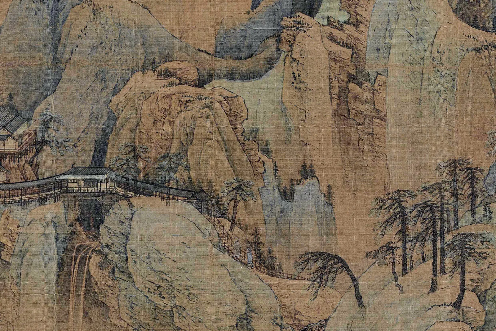 赵伯驹《江山秋色图》高清大图局部 (8)