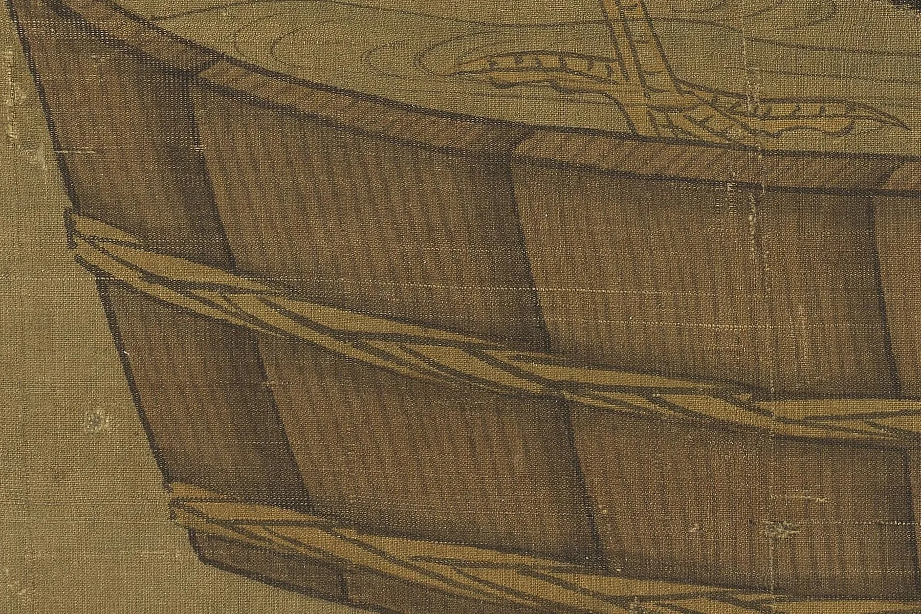 宋李迪禽浴图高清局部 (2)