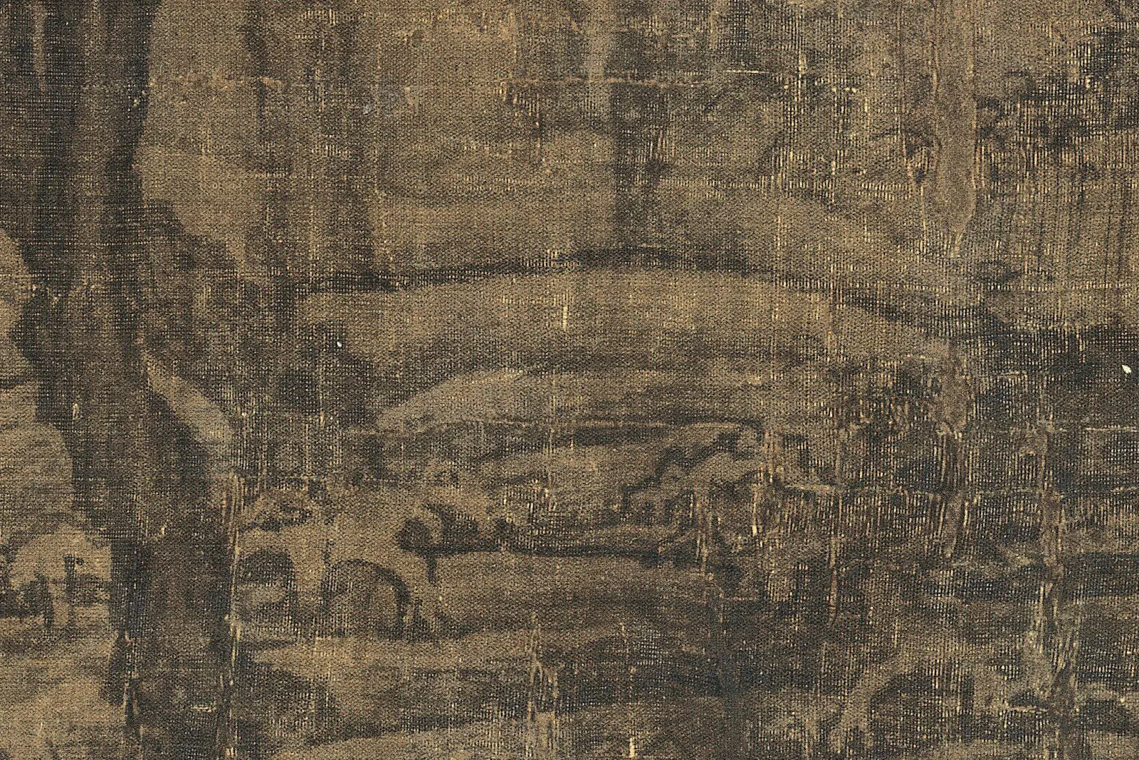 宋李成《小寒林图》高清大图局部 (6)