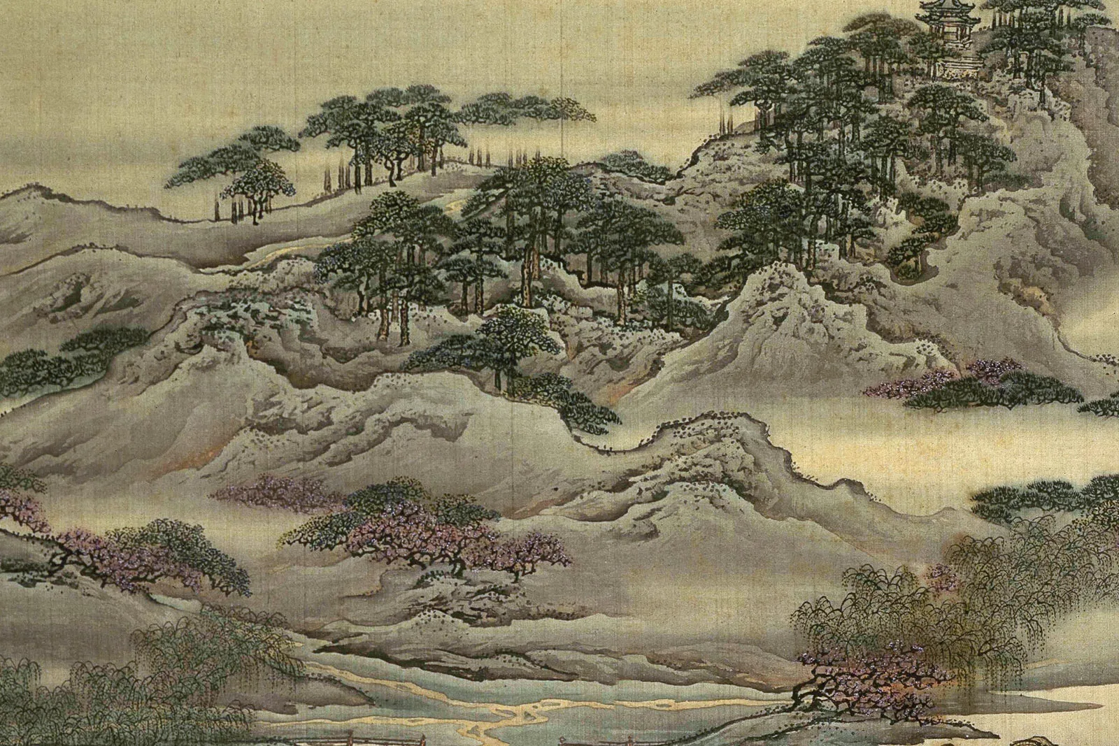 清·袁耀《扬州四景图》局部 (4)