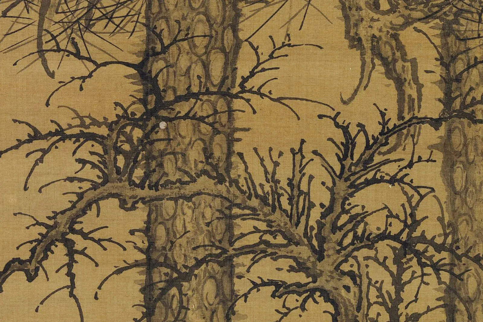 传宋李成《寒林平野图》高清局部 (5)