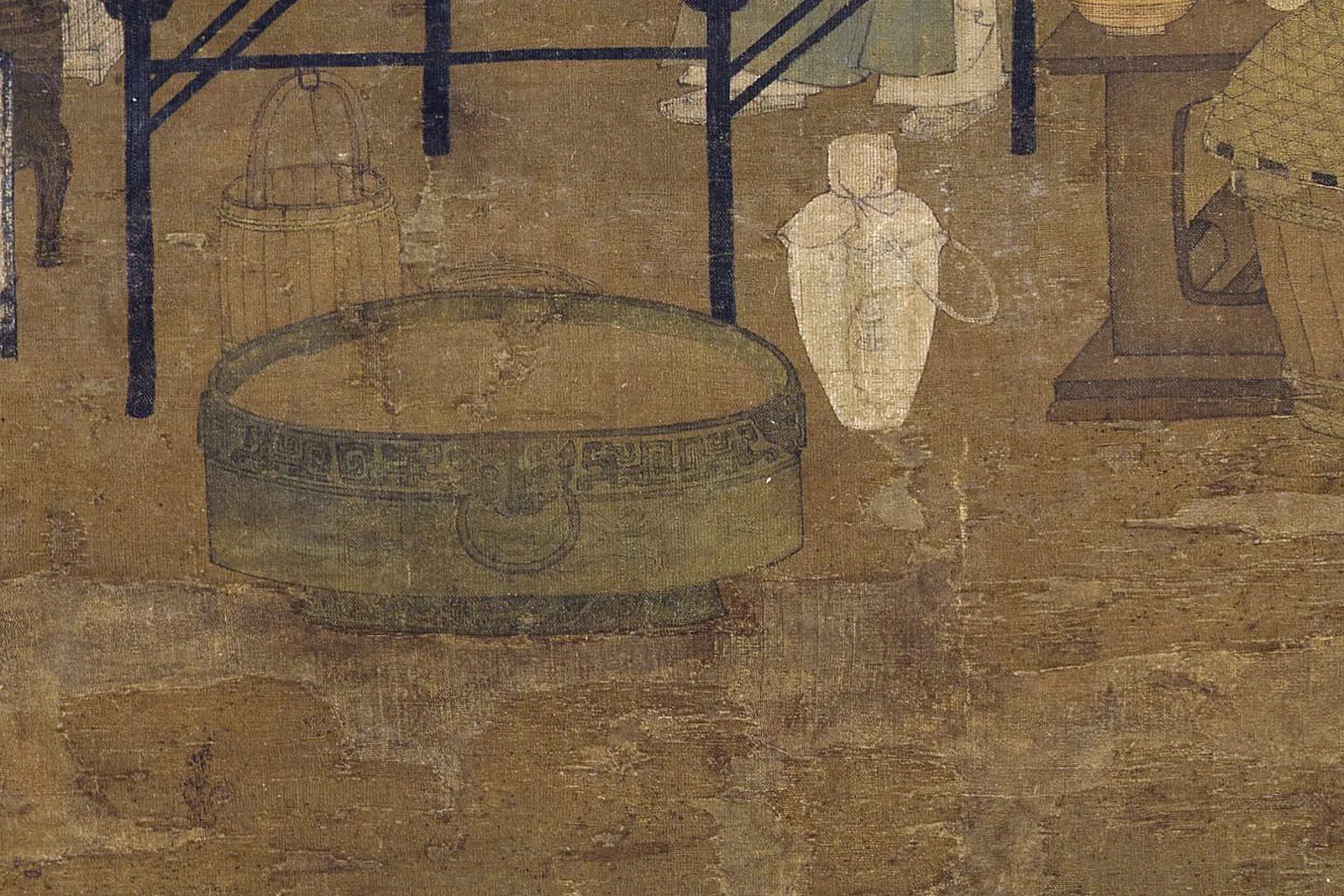 传宋徽宗《文会图》高清大图局部 (7)