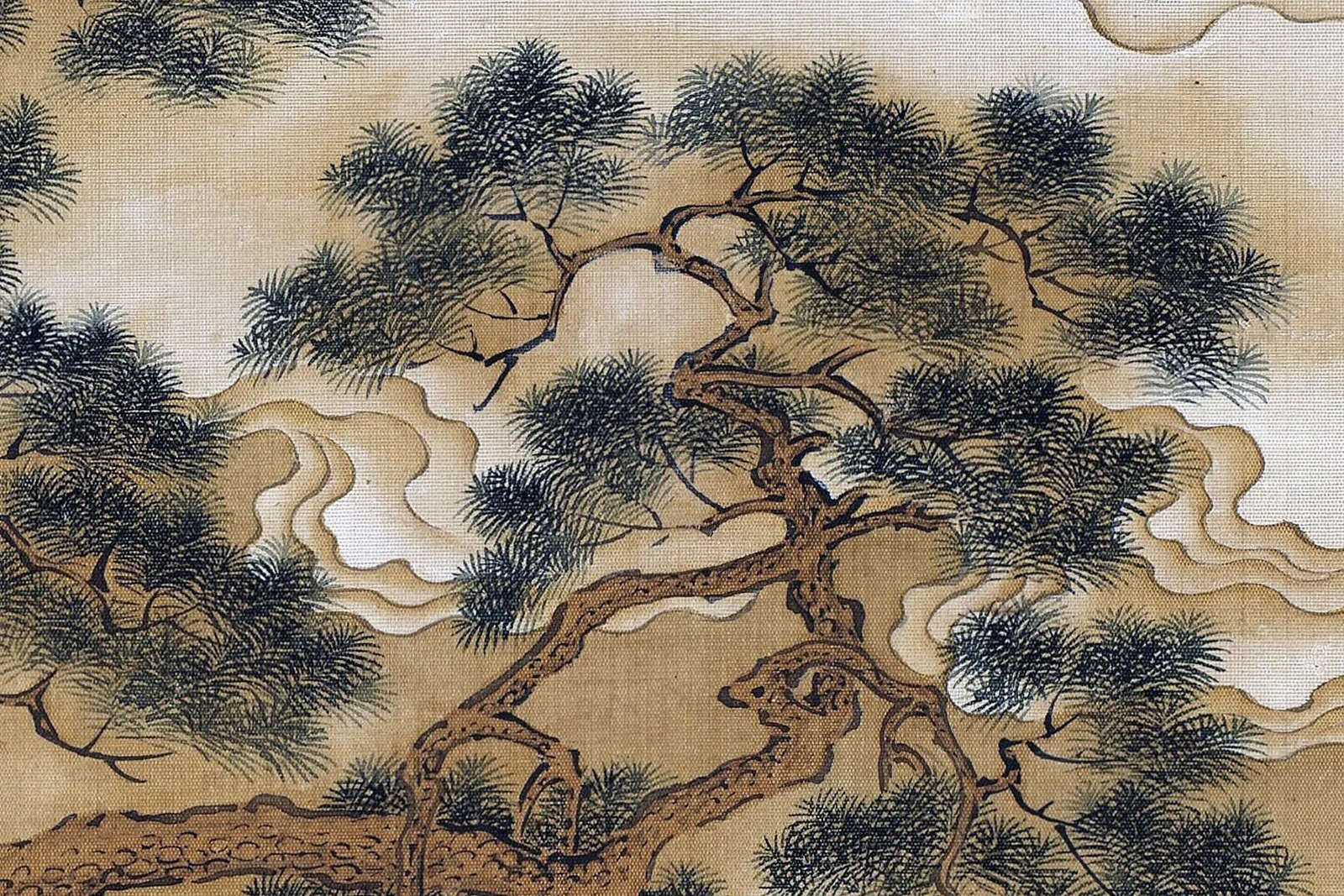 传南宋赵伯驹《仙山楼阁图》超高清大图局部 (12)