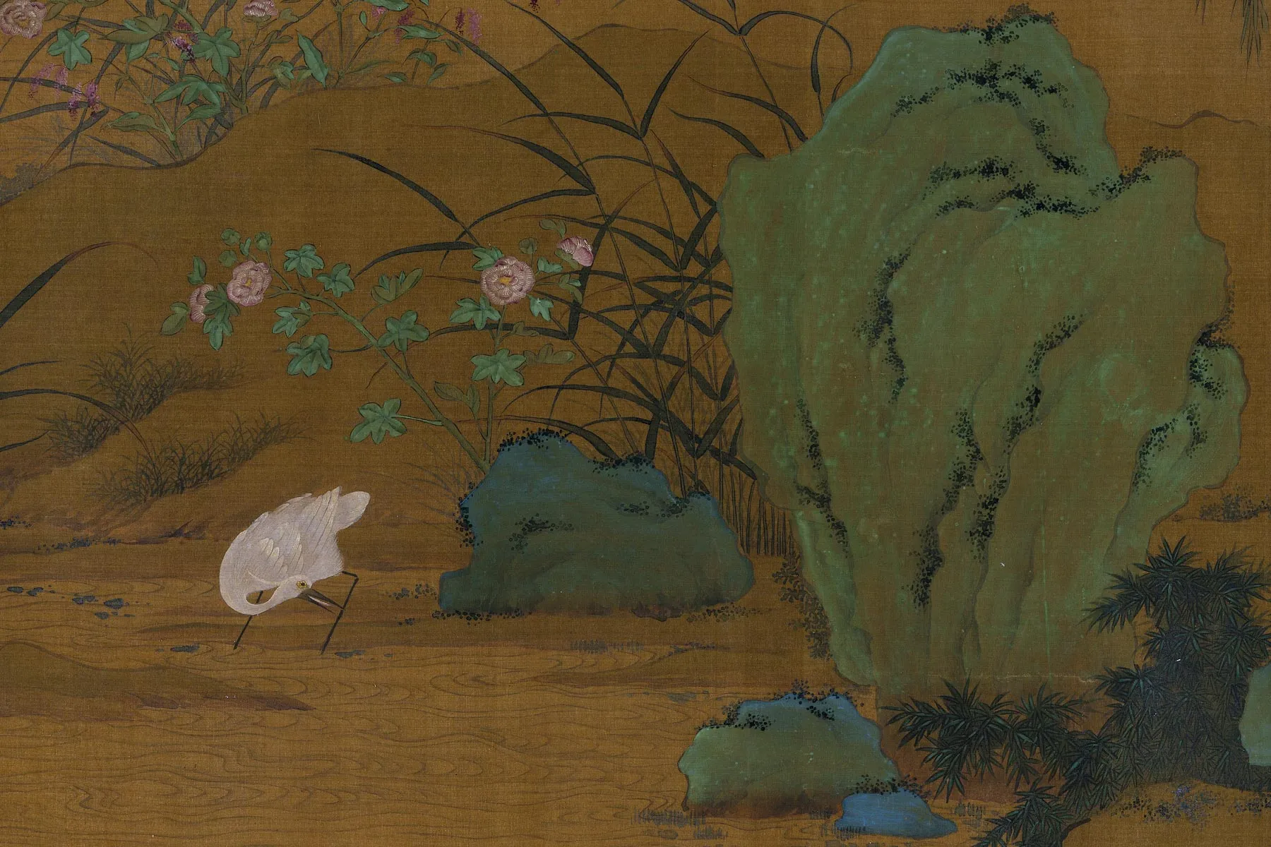 传宋李迪九鹚图卷局部 (3)