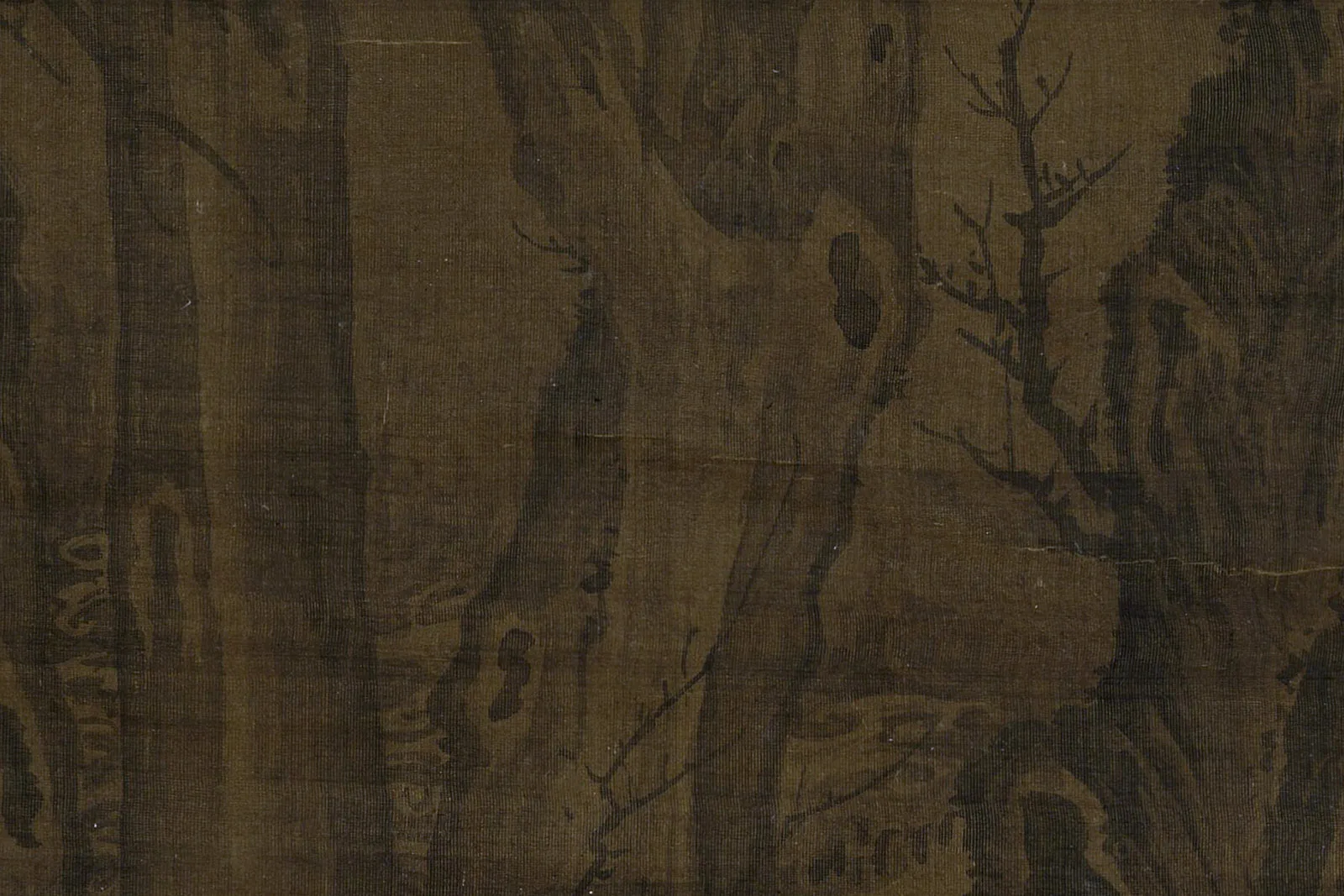 传李成《寒林图》局部 (5)