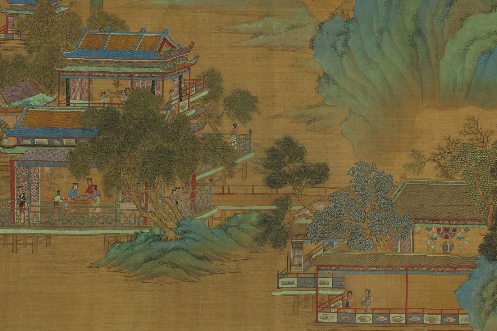 传宋赵伯驹《瑶池高会图》局部 (6)