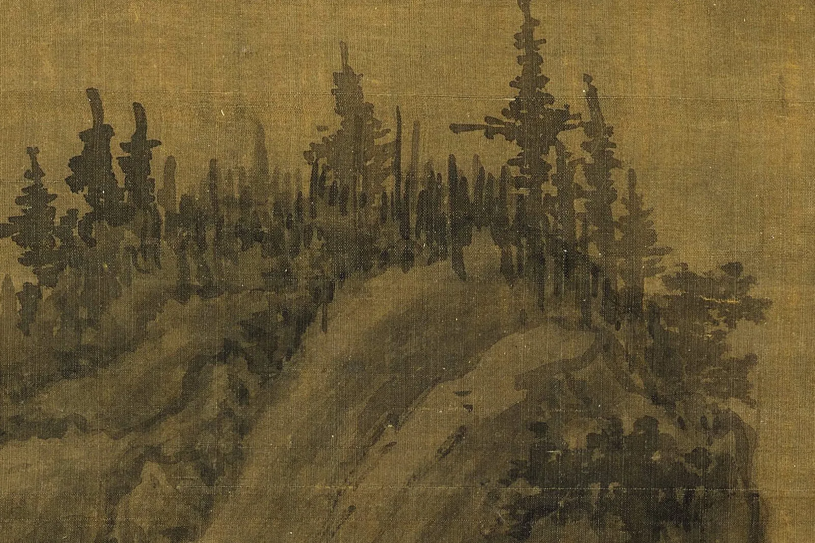 郭熙《早春图》超高清大图局部细节 (8)