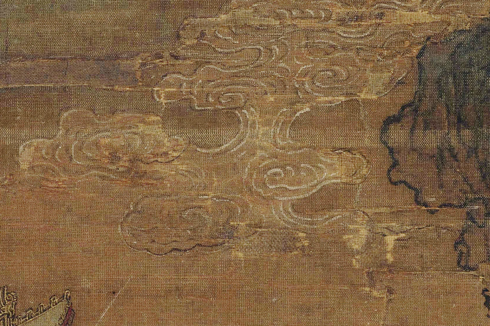 传宋赵伯驹《阿阁图》高清大图局部 (11)