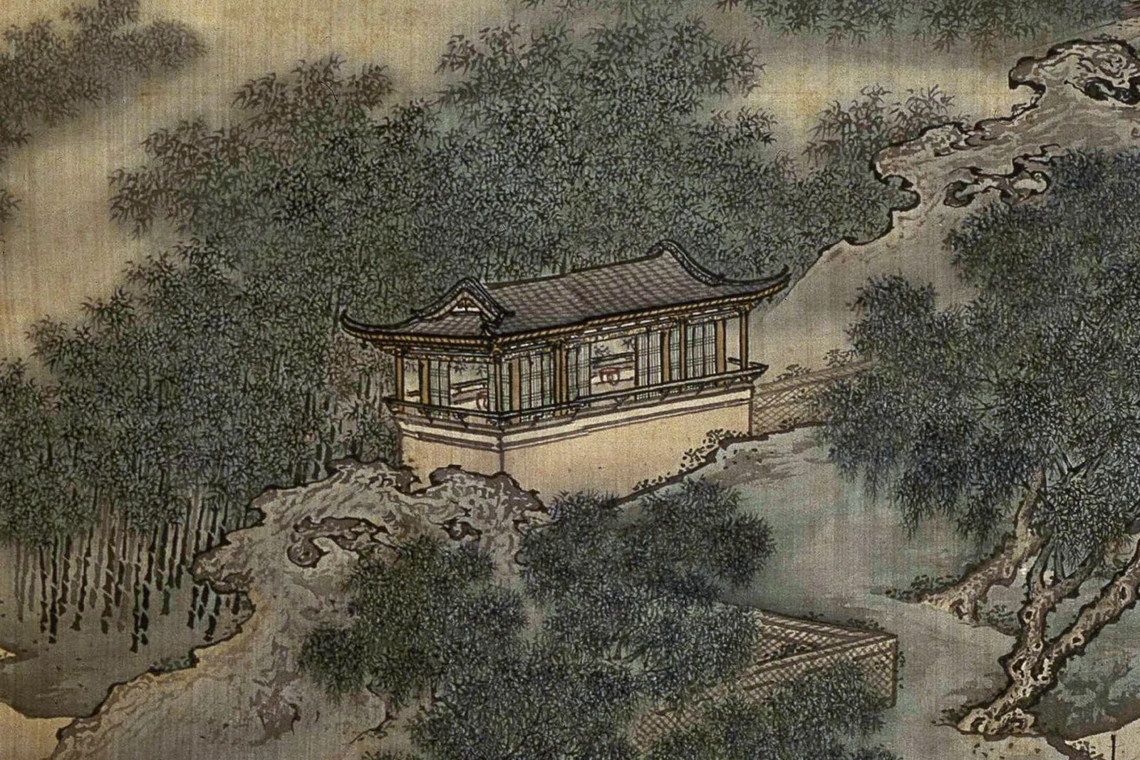 清·袁耀《扬州四景图》局部 (7)