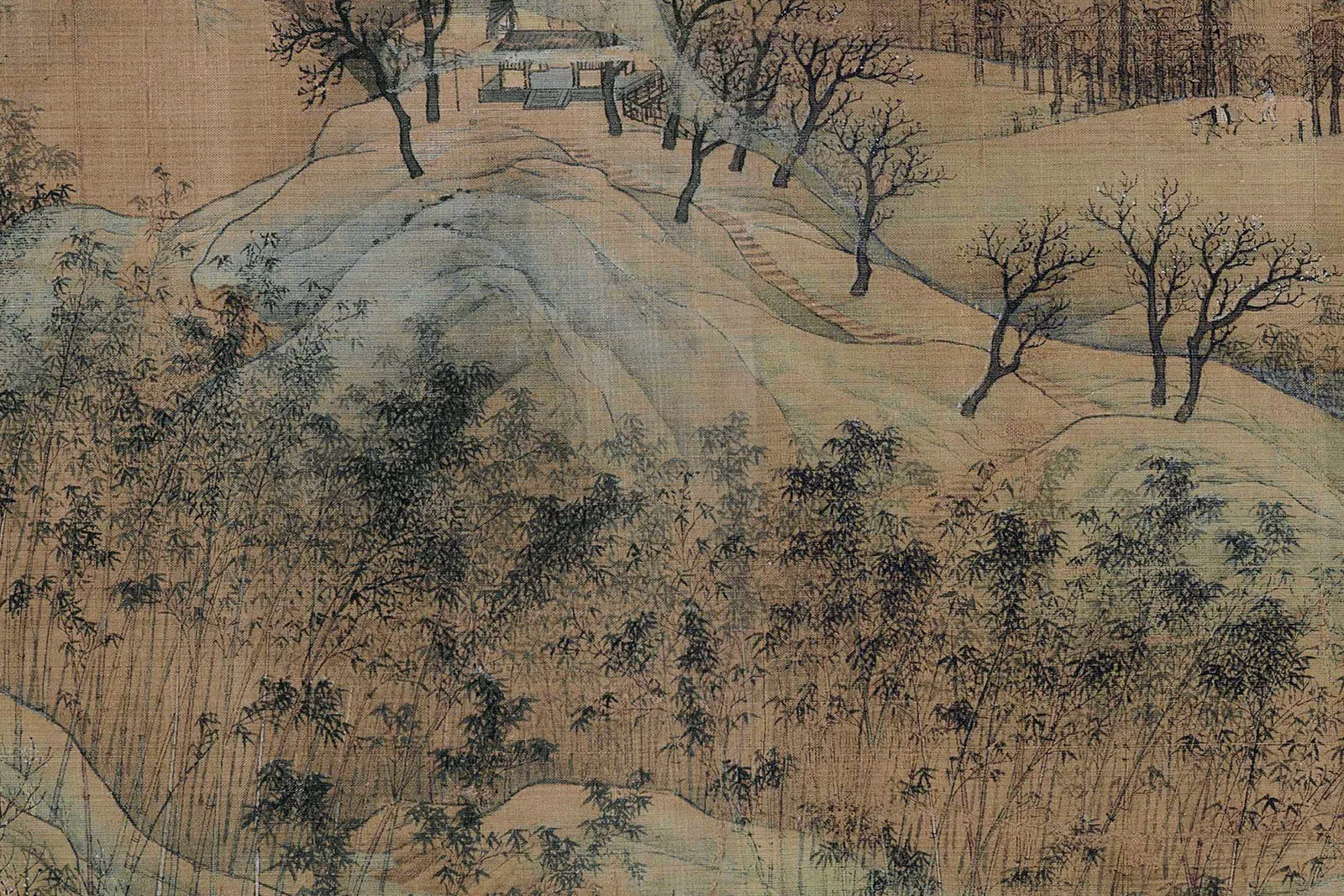 赵伯驹《江山秋色图》高清大图局部 (10)