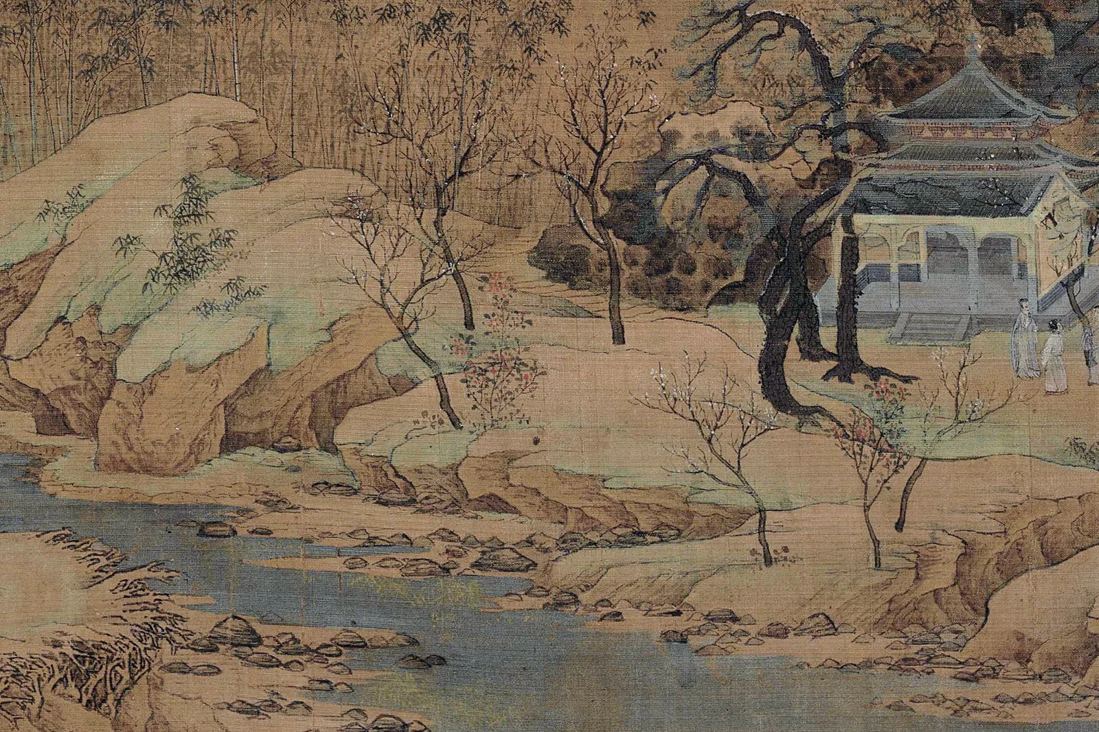 赵伯驹《江山秋色图》高清大图局部 (16)