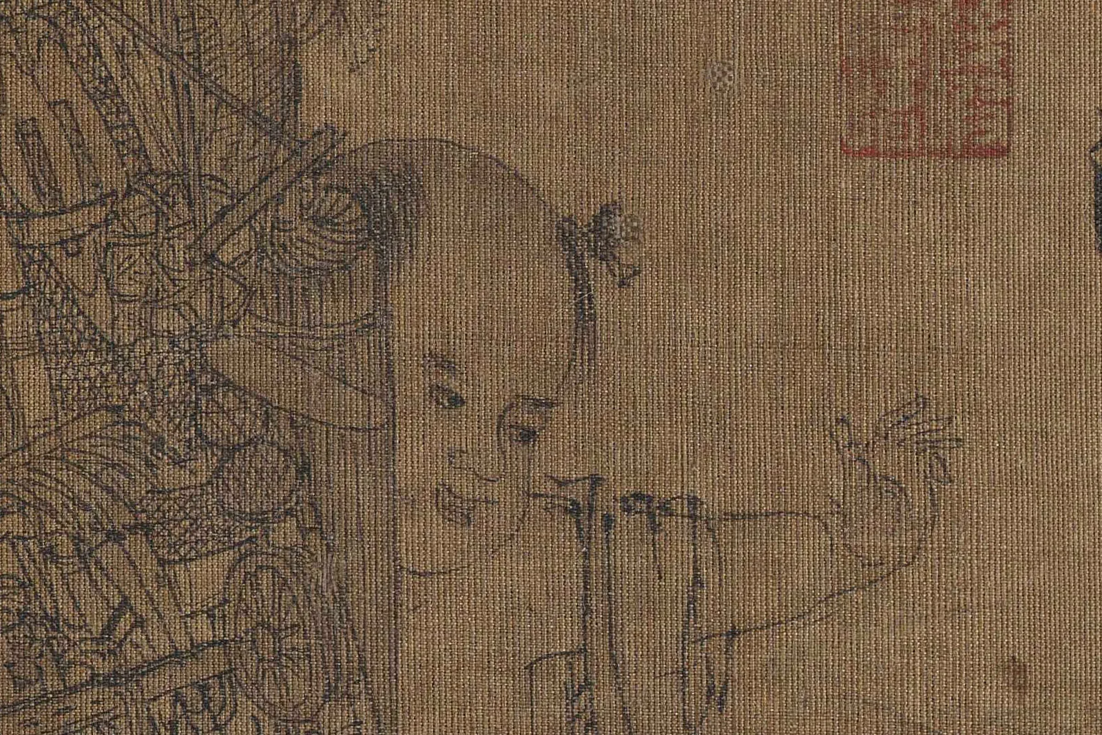 李嵩《货郎图》超高清大图局部 (9)