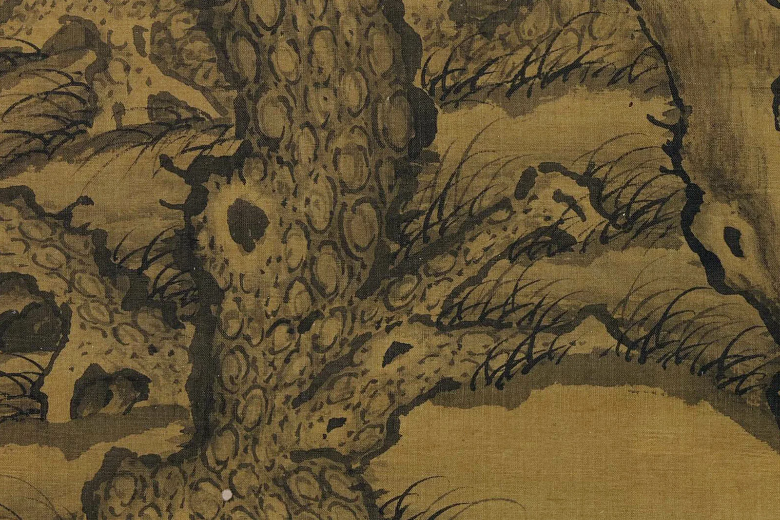 传宋李成《寒林平野图》高清局部 (8)