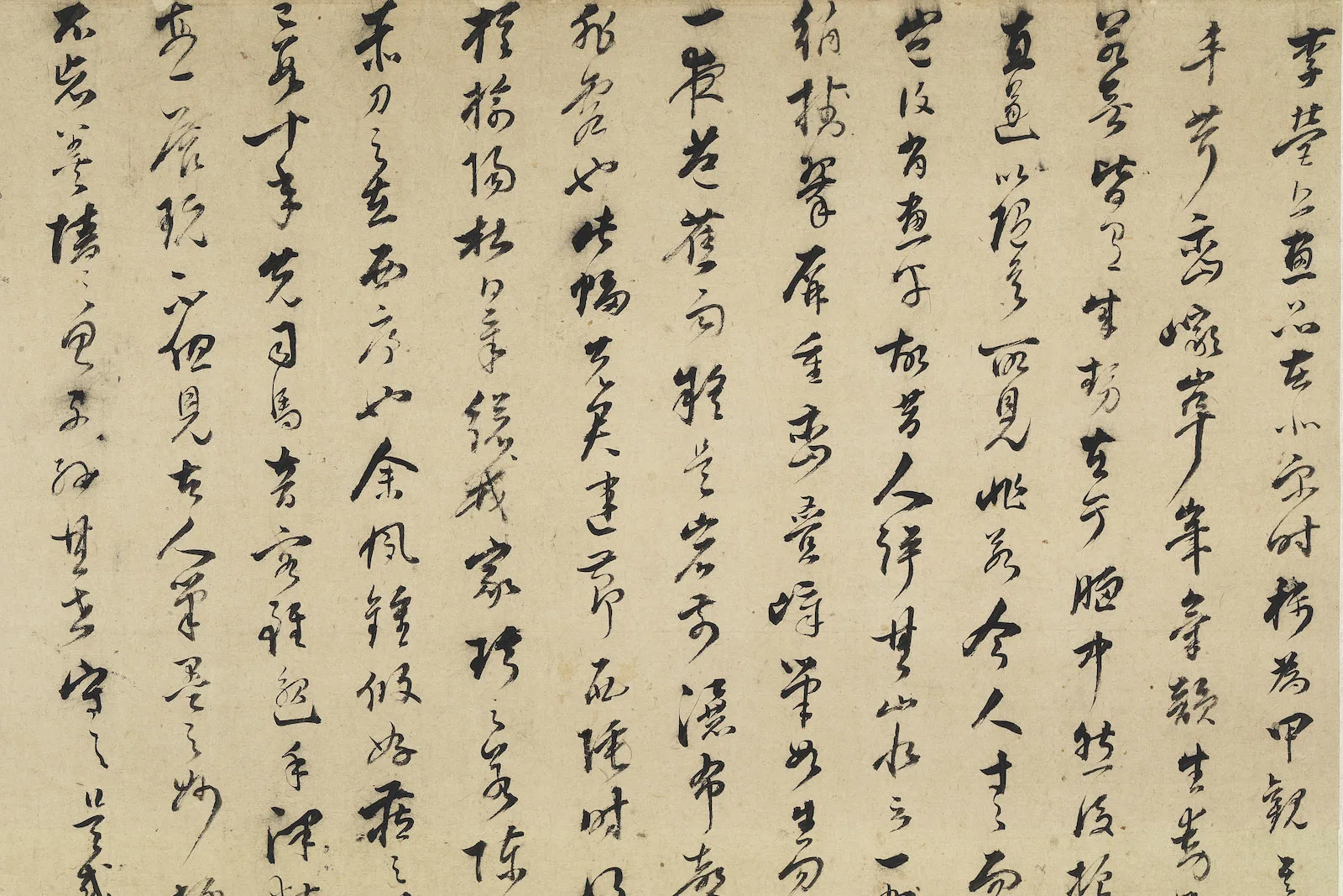 传宋李成秋景山水画《秋山萧寺图》局部 (5)