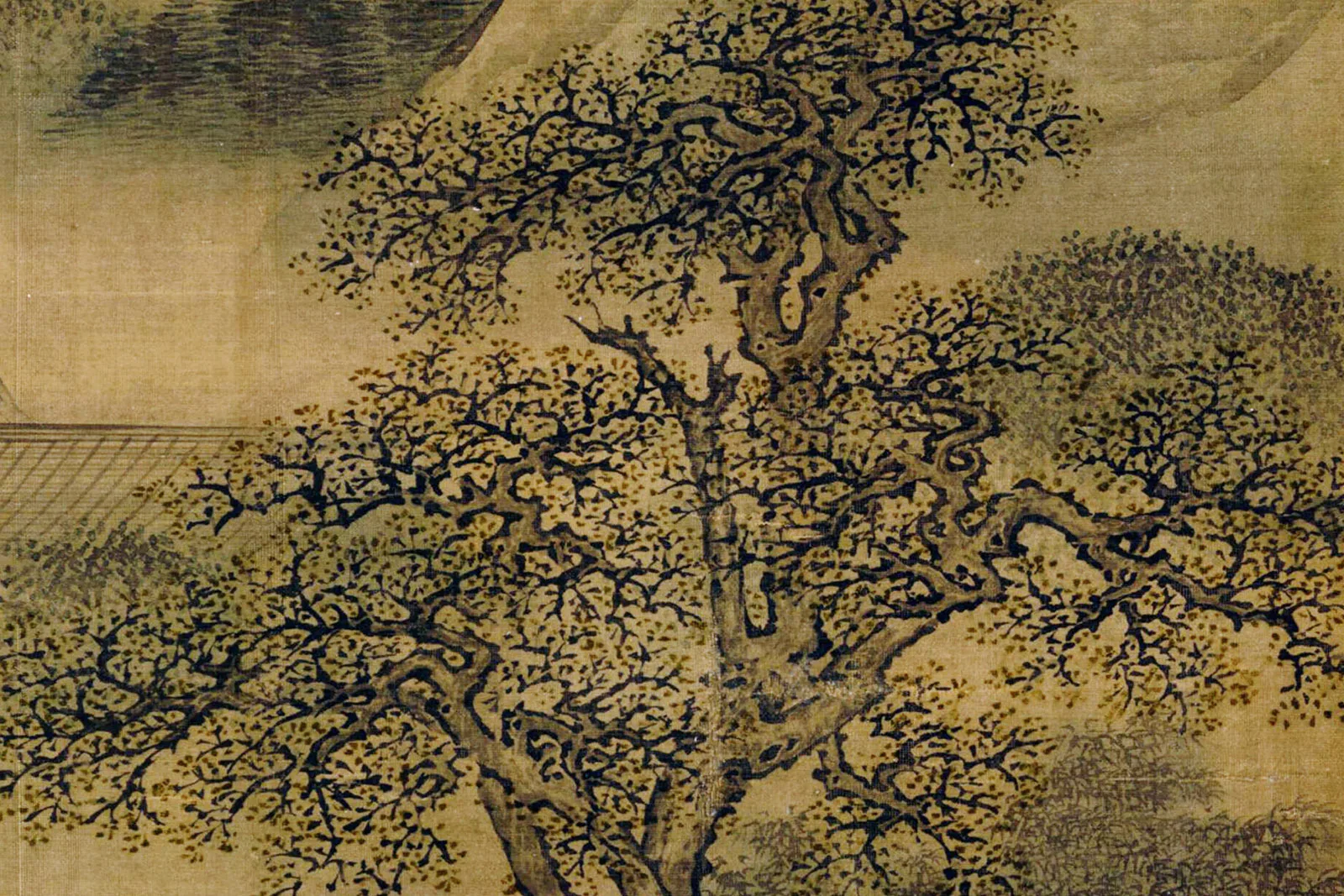 清·袁耀山水楼阁界画《邗江胜览图》高清图局部 (9)