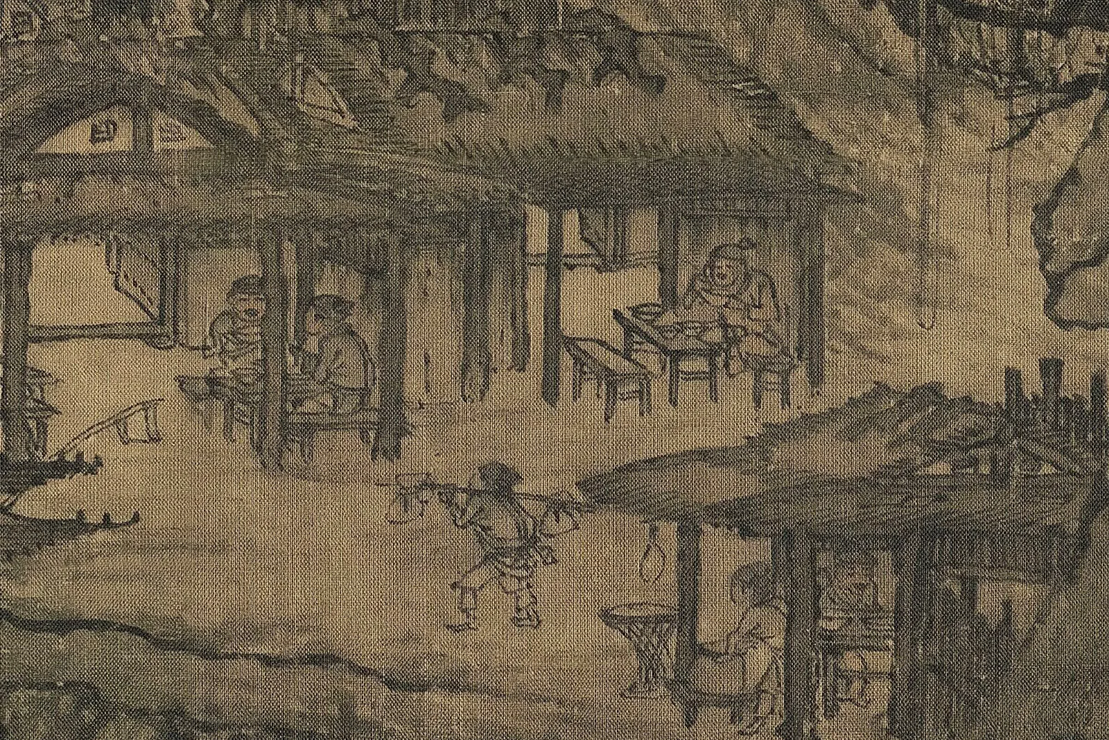 李成《晴峦萧寺图》超高清大图 (4)