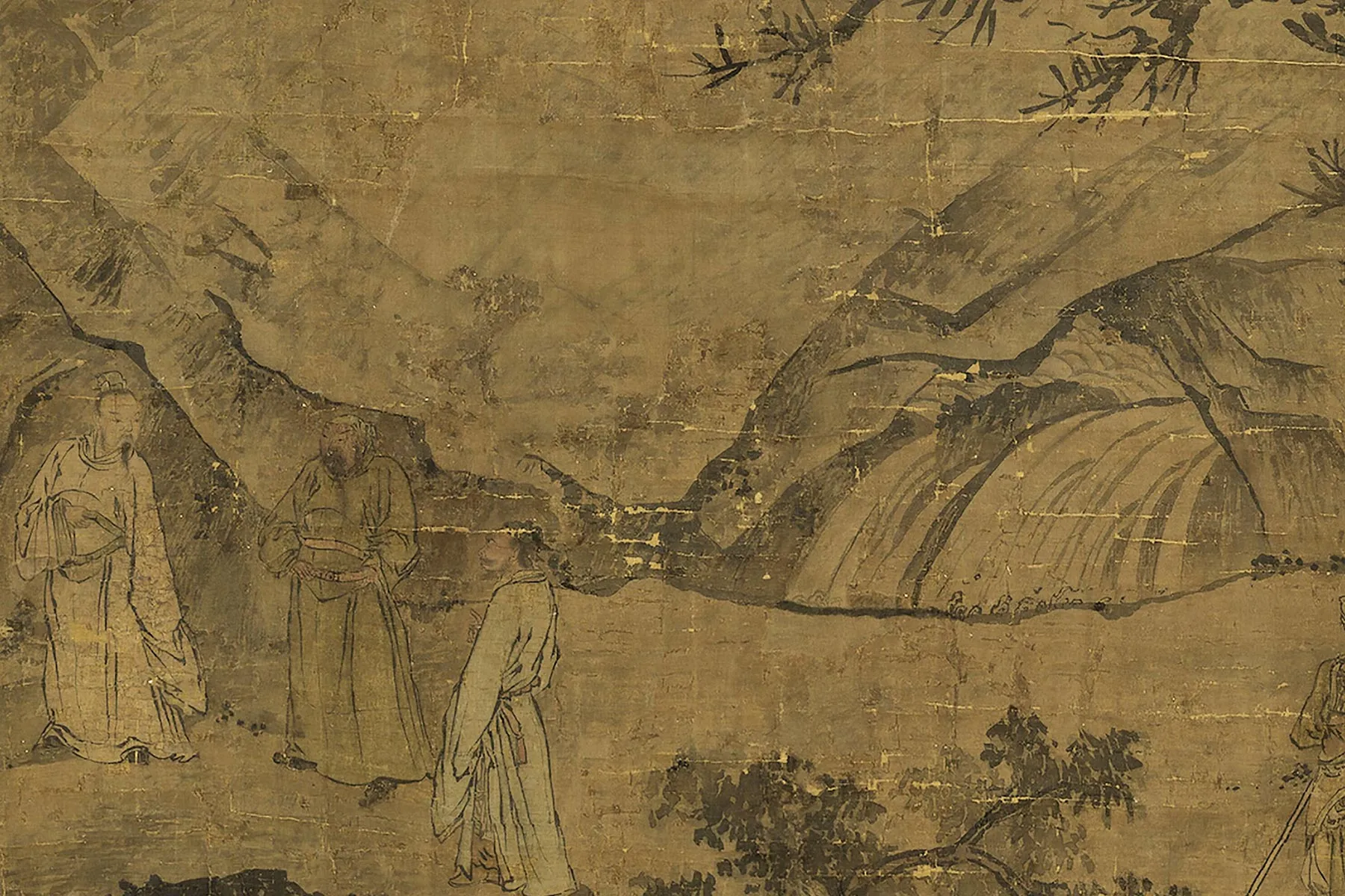 传宋李迪(款)《三顾图》局部 (2)