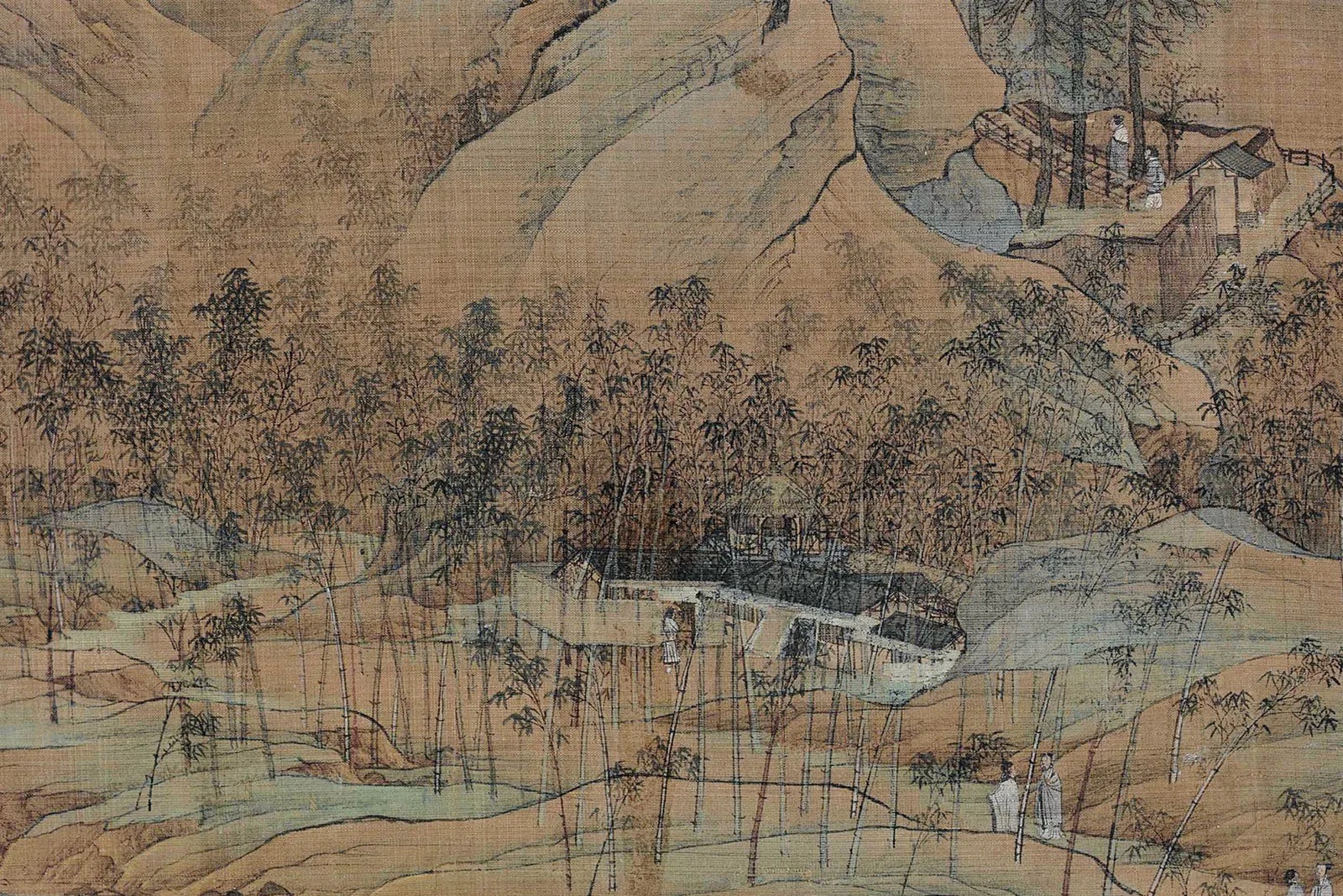 赵伯驹《江山秋色图》高清大图局部 (11)