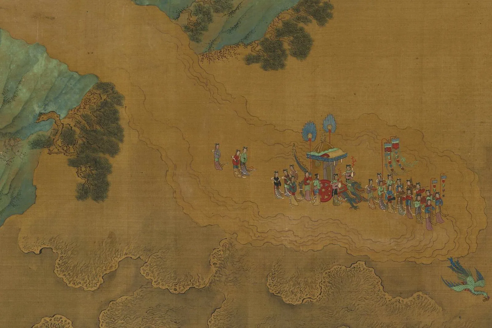 传宋赵伯驹《瑶池高会图》局部 (2)