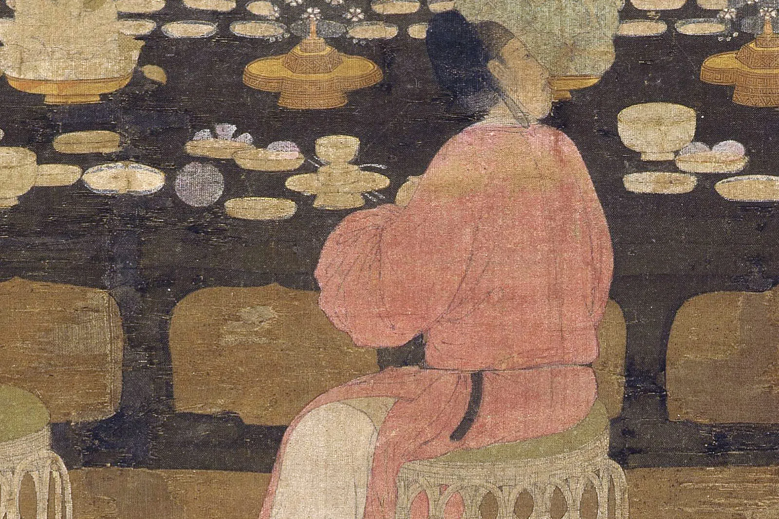 传宋徽宗《文会图》高清大图局部 (5)