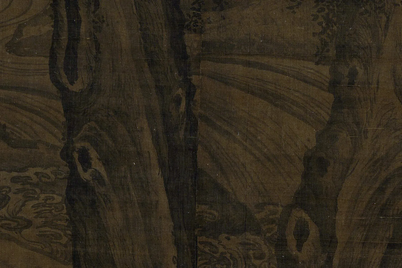 传李成《寒林图》局部 (3)