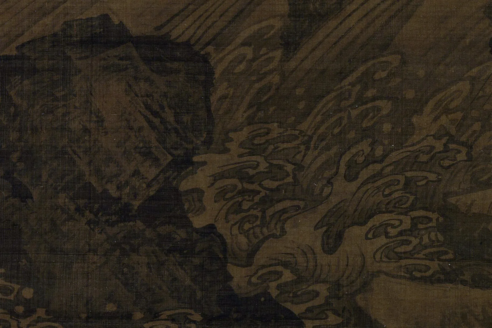 传李成《寒林图》局部 (2)