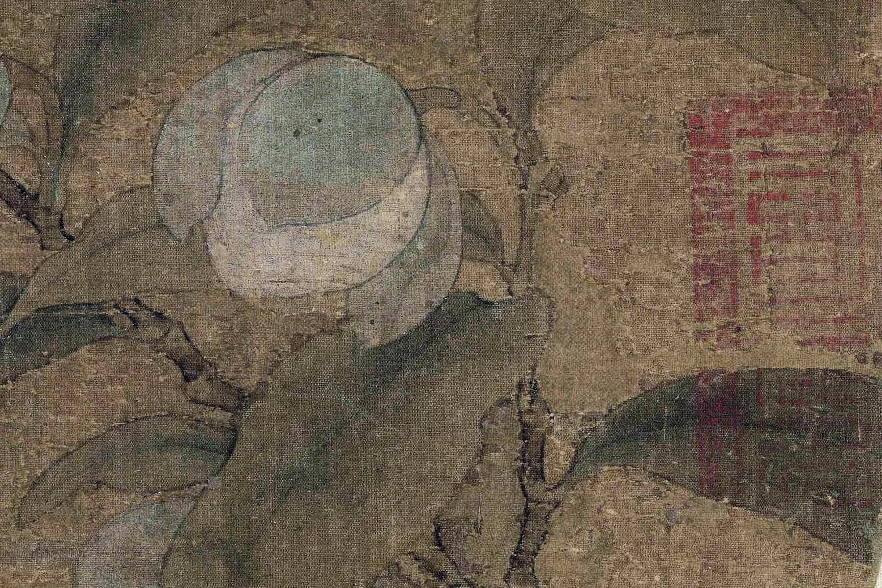 南宋李迪《无花果图》局部 (2)