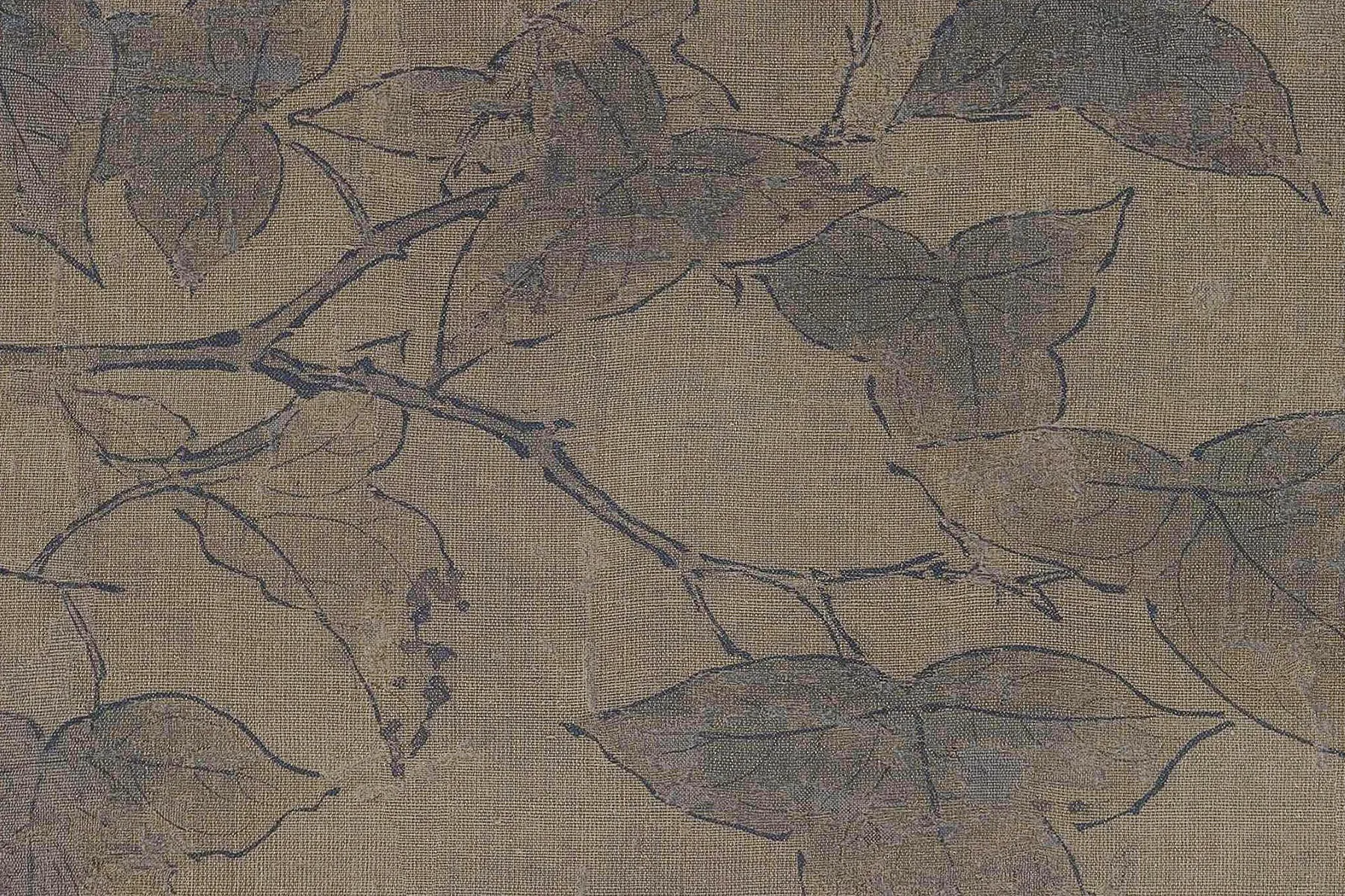 李迪《枫鹰雉鸡图》超高清大图局部 (12)