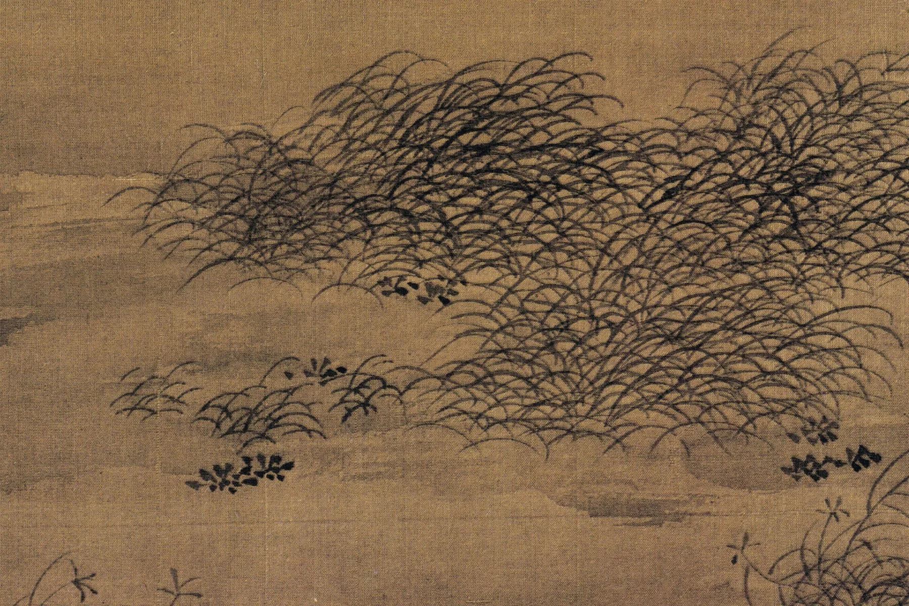 宋李迪《风雨归牧图》高清大图局部 (11)