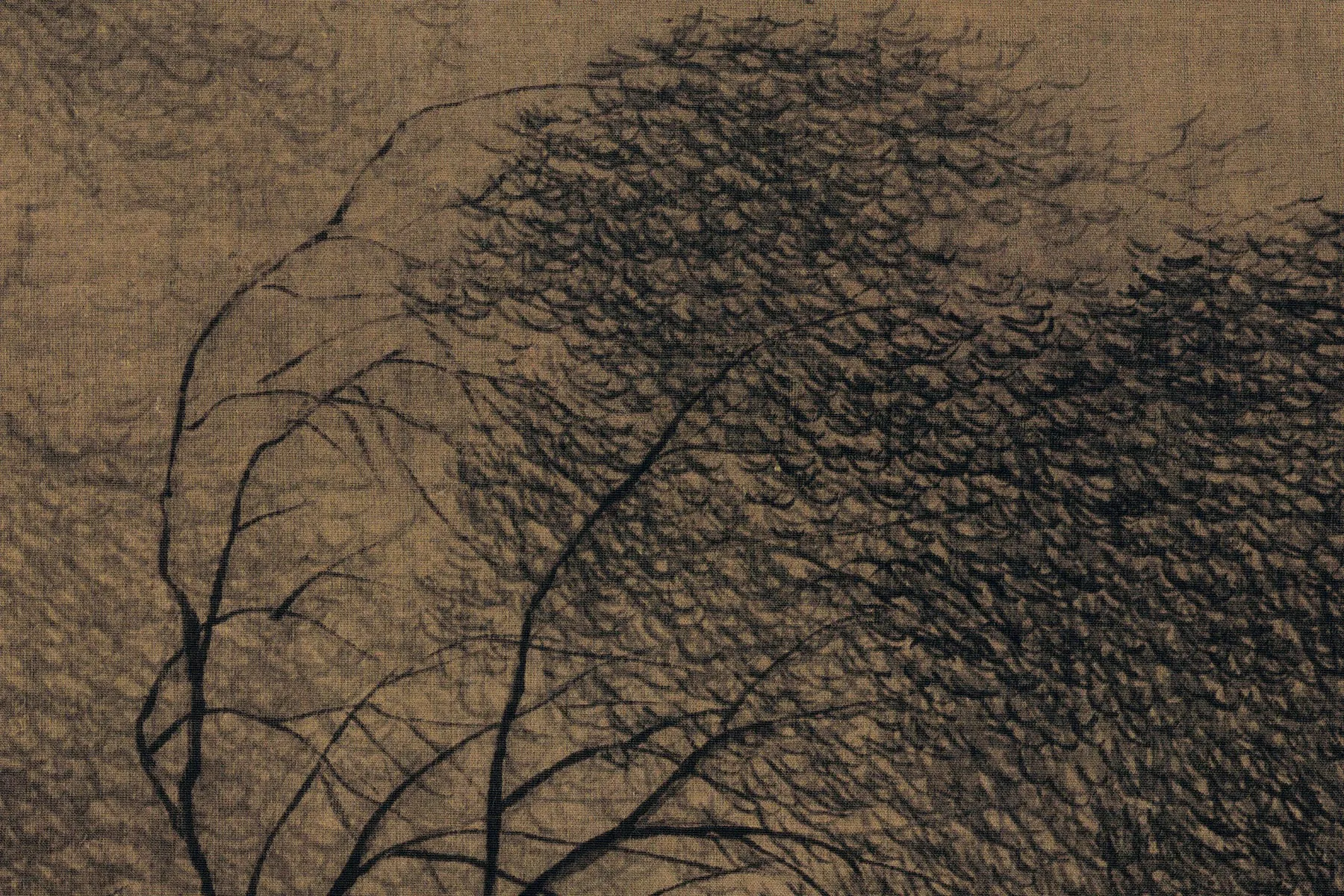 宋李迪《风雨归牧图》高清大图局部 (12)